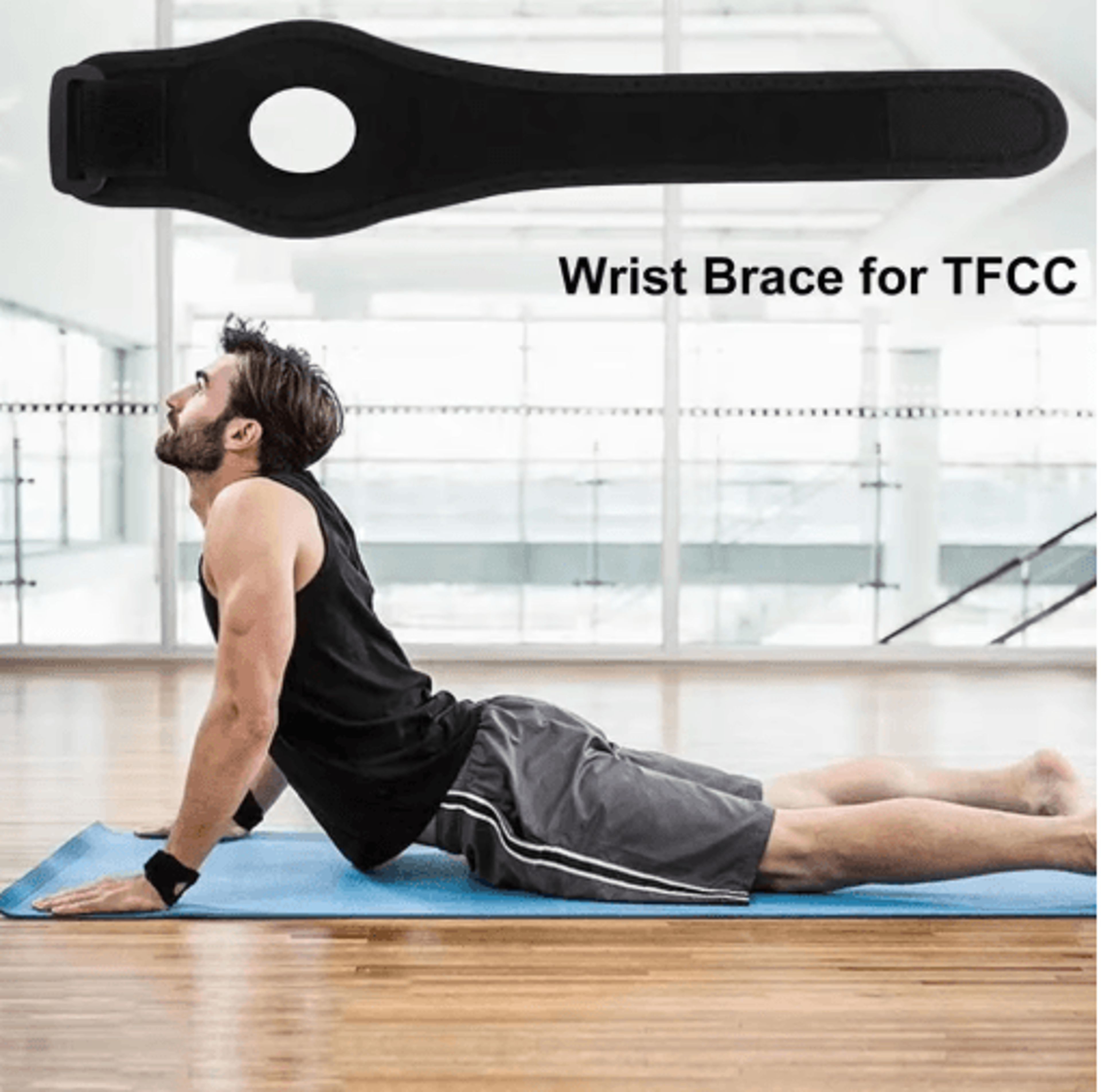 TFCC Wrist Brace With Ring Pad  Adjustable Ulnar Wrist Support For Sports  Everyday Use 2