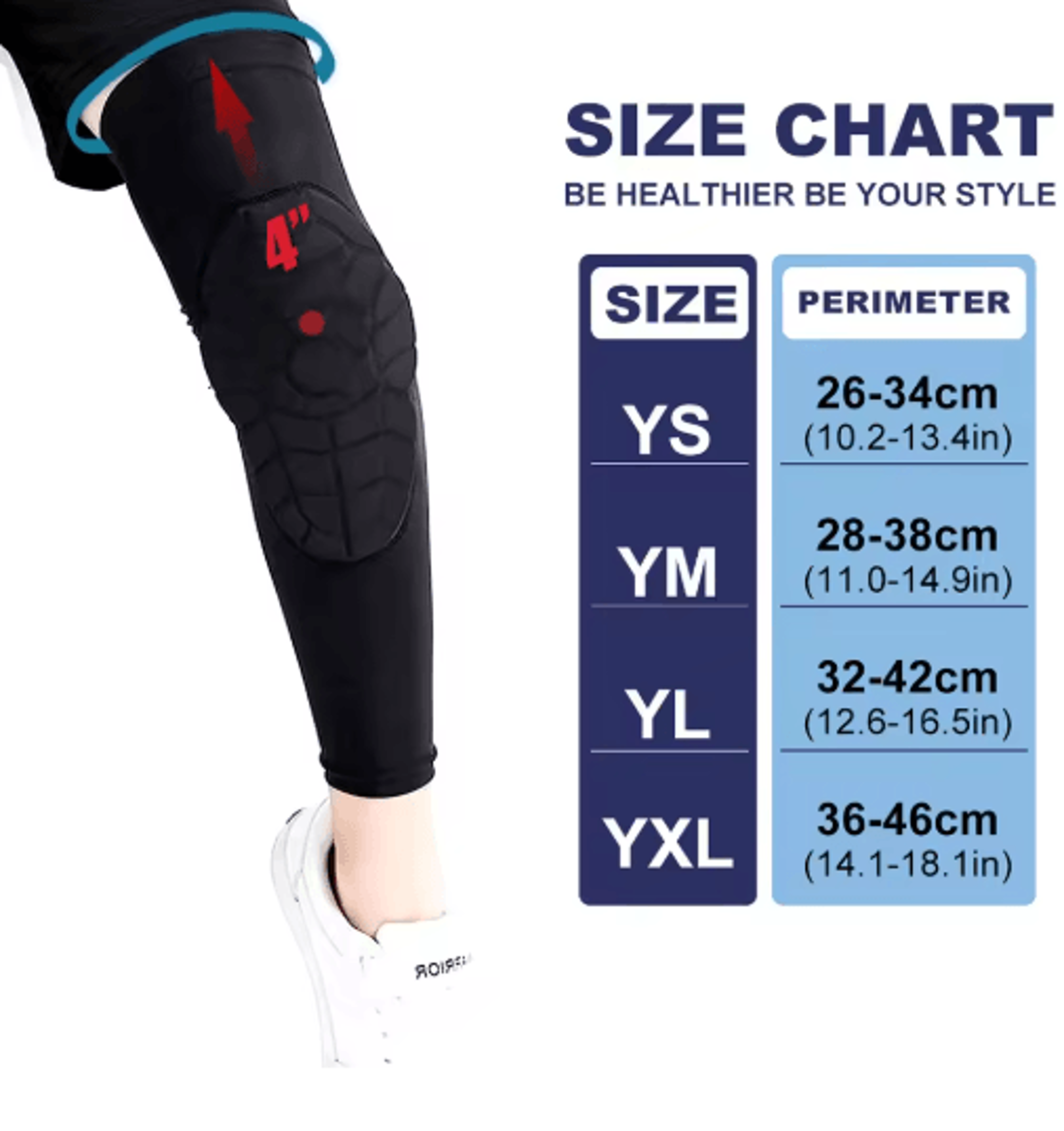2PCS Kids Honeycomb Compression Knee  Elbow Pads  Youth Protective Sports Gear For Ages 515 4