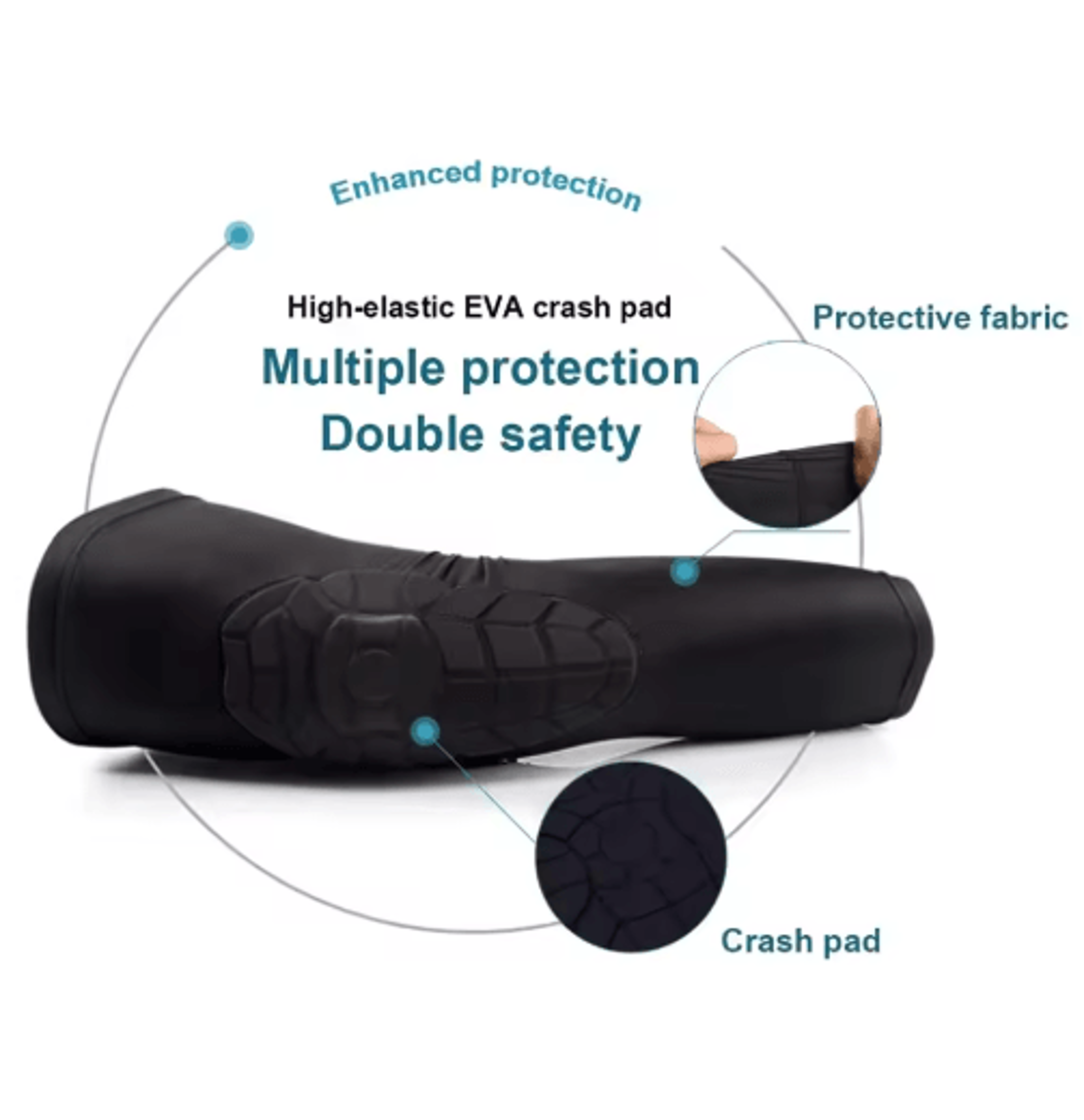 2PCS Kids Honeycomb Compression Knee  Elbow Pads  Youth Protective Sports Gear For Ages 515 7