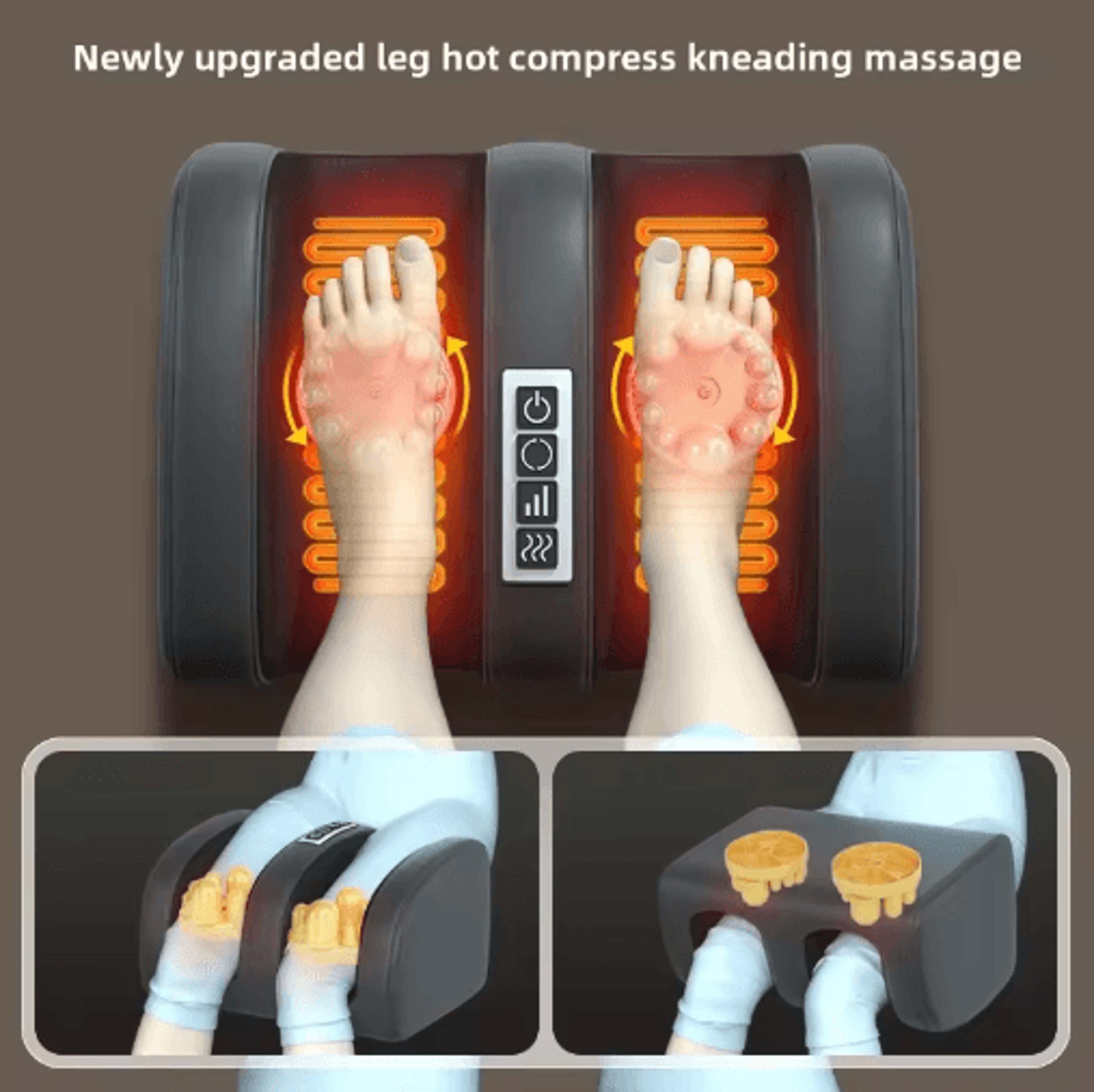 5in1 Folding Massage Chair Cushion With Shiatsu Neck Back  Waist Massage 3