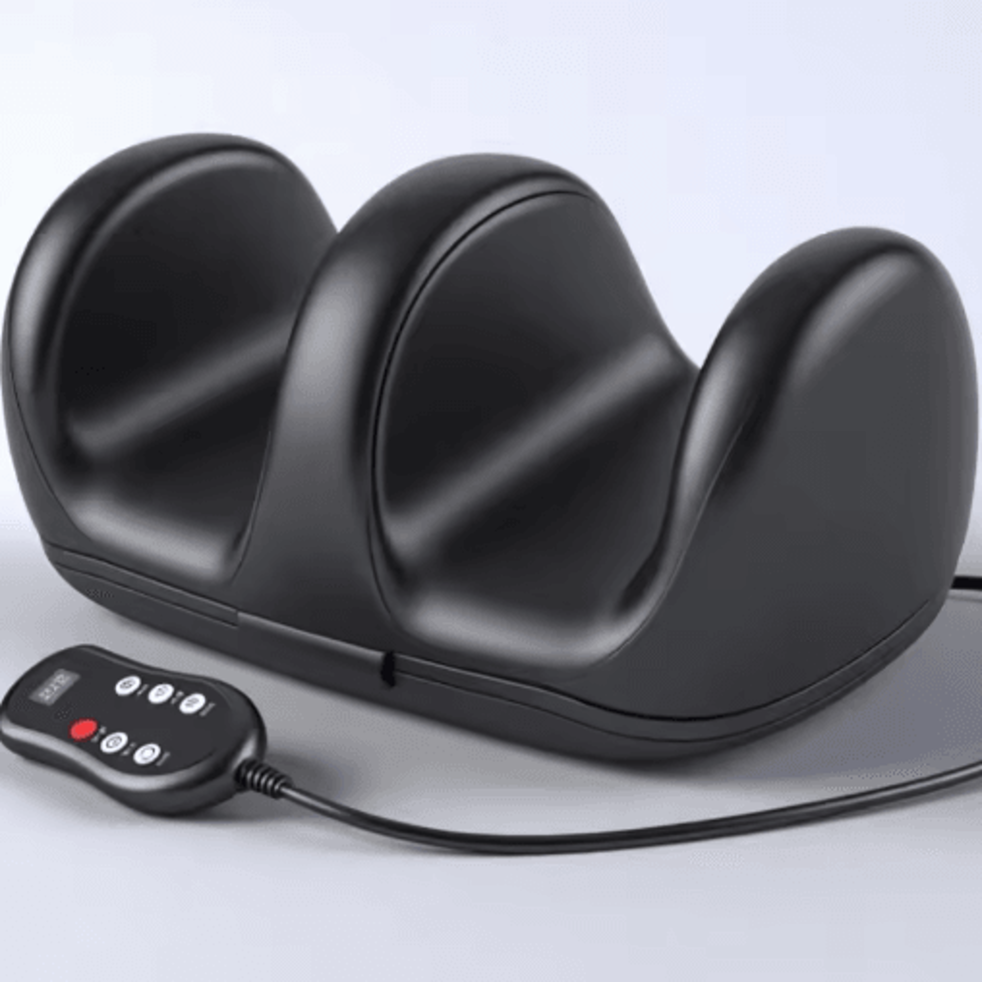 Ergonomic Electric Foot  Calf Massager With Heat Shiatsu Kneading  Air Compression 2