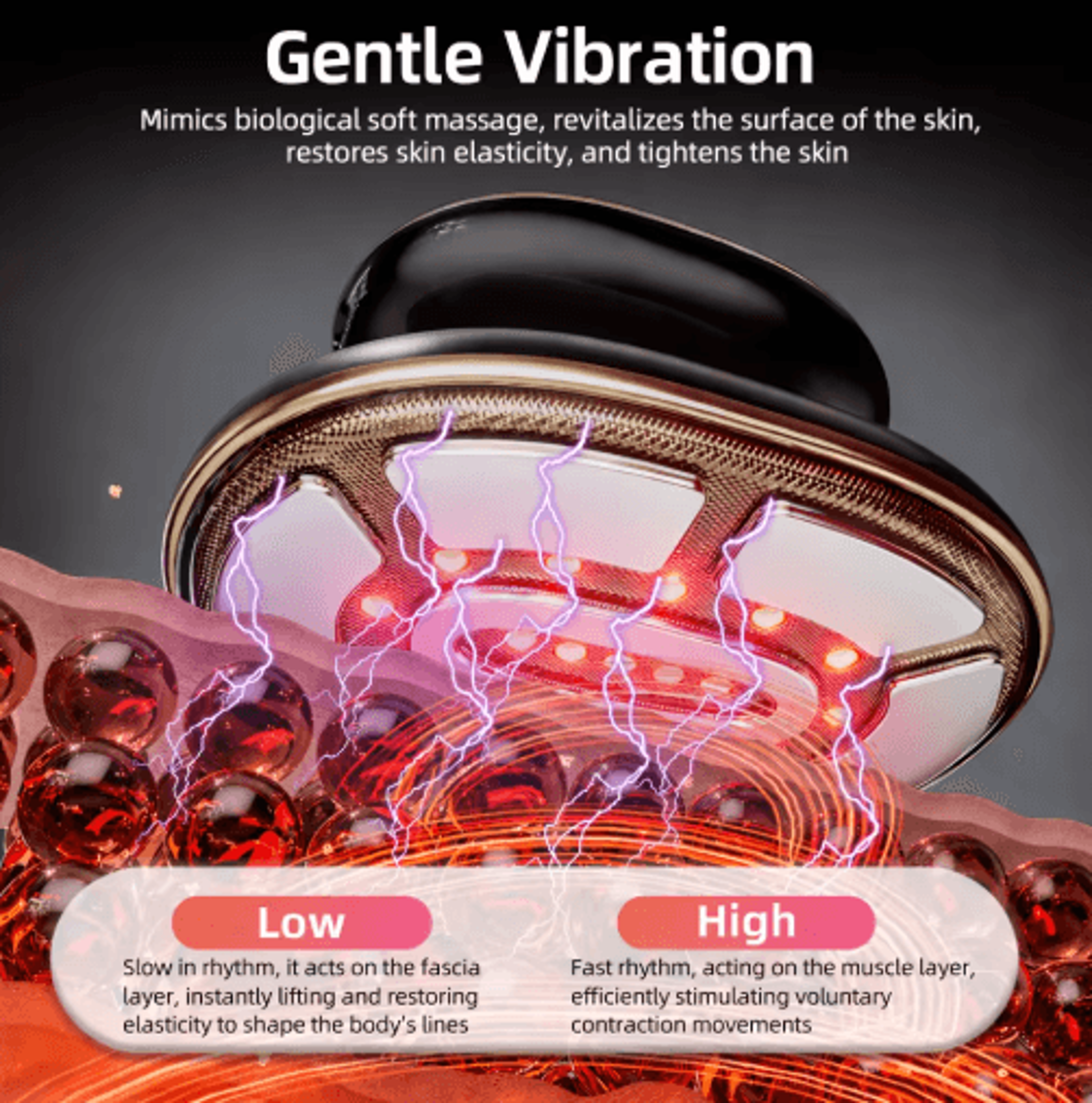 Radio Frequency Body Slimming Machine With LED Light For Body Contouring  Skin Care 8