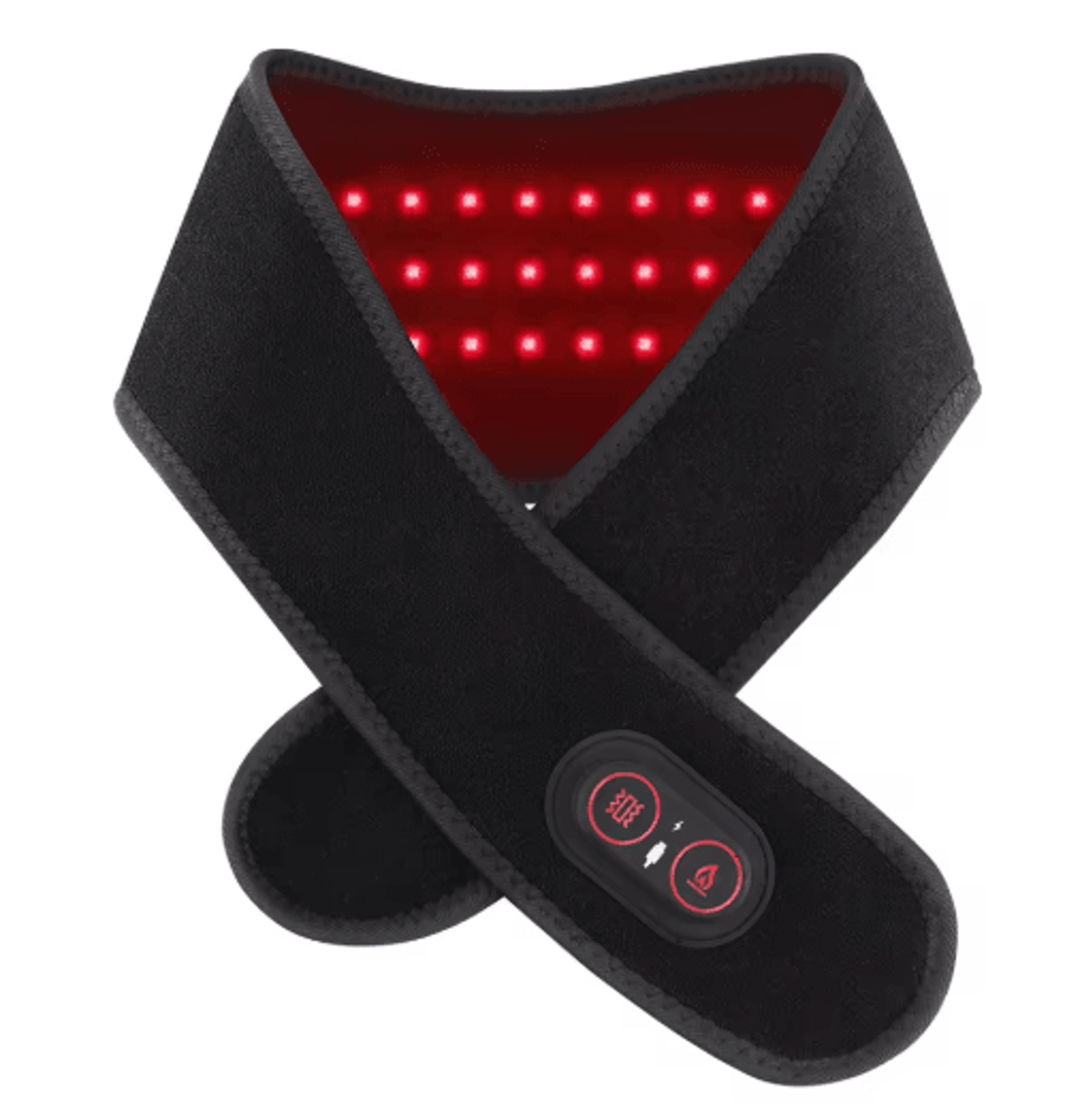 Cordless Red Light Therapy Neck Wrap With Heat  Vibration For Full Body Comfort 1
