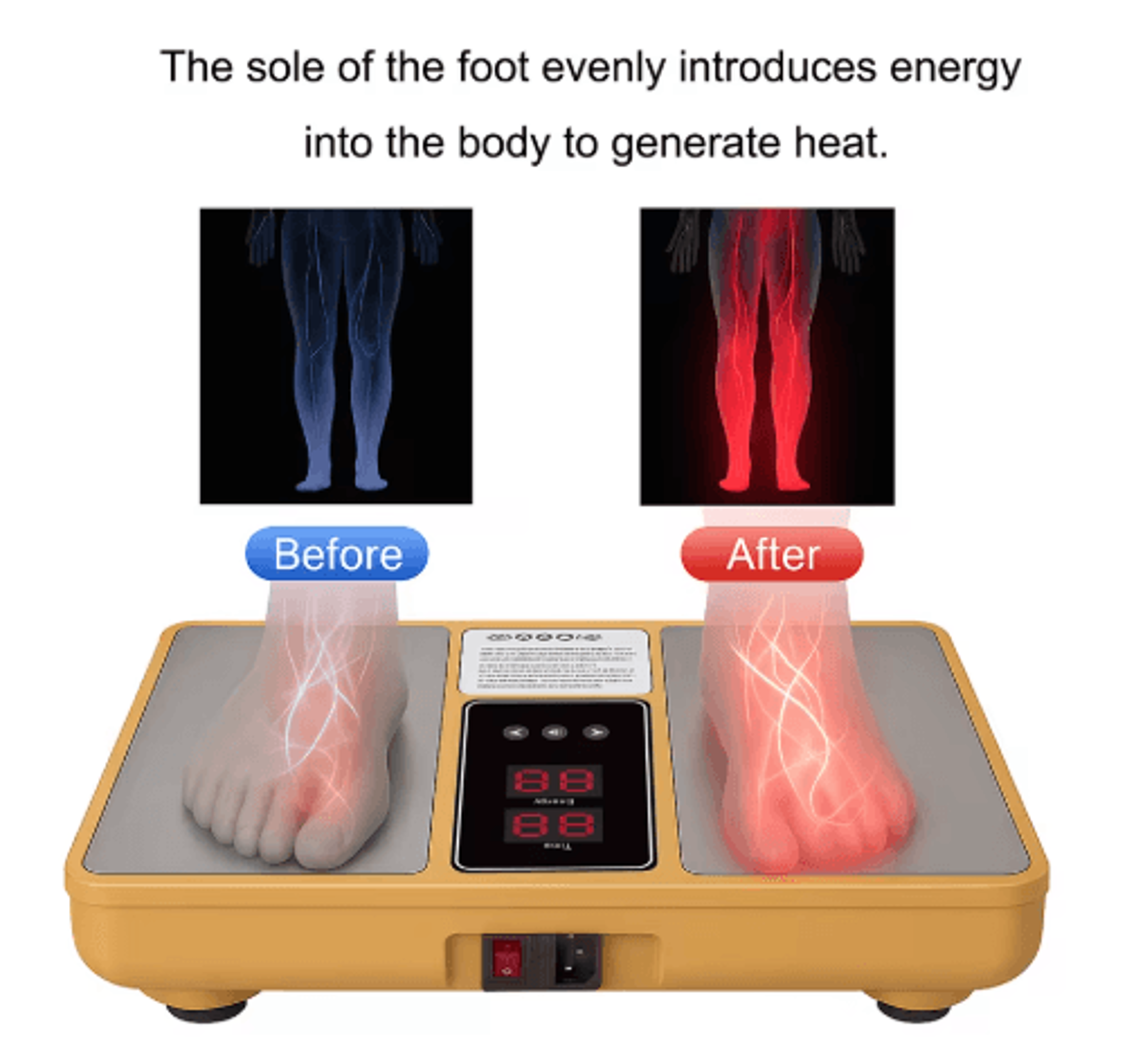 Terahertz Foot Massager With Warming Therapy For Relaxation Circulation  Daily Foot Care 9