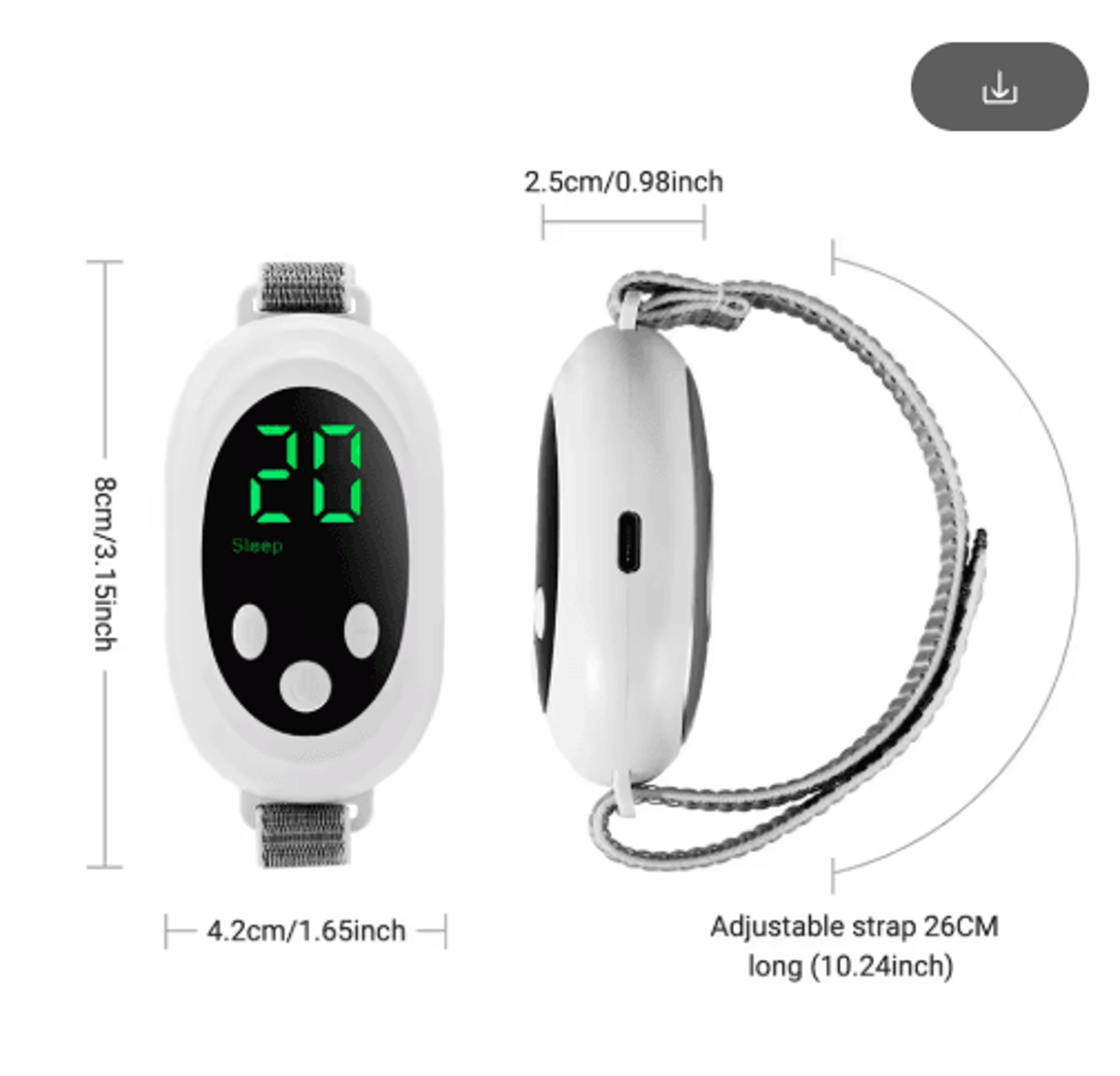 Smart Microcurrent Relaxation Device  Handheld Pulse Relaxation Aid For Calm  Wellness 3