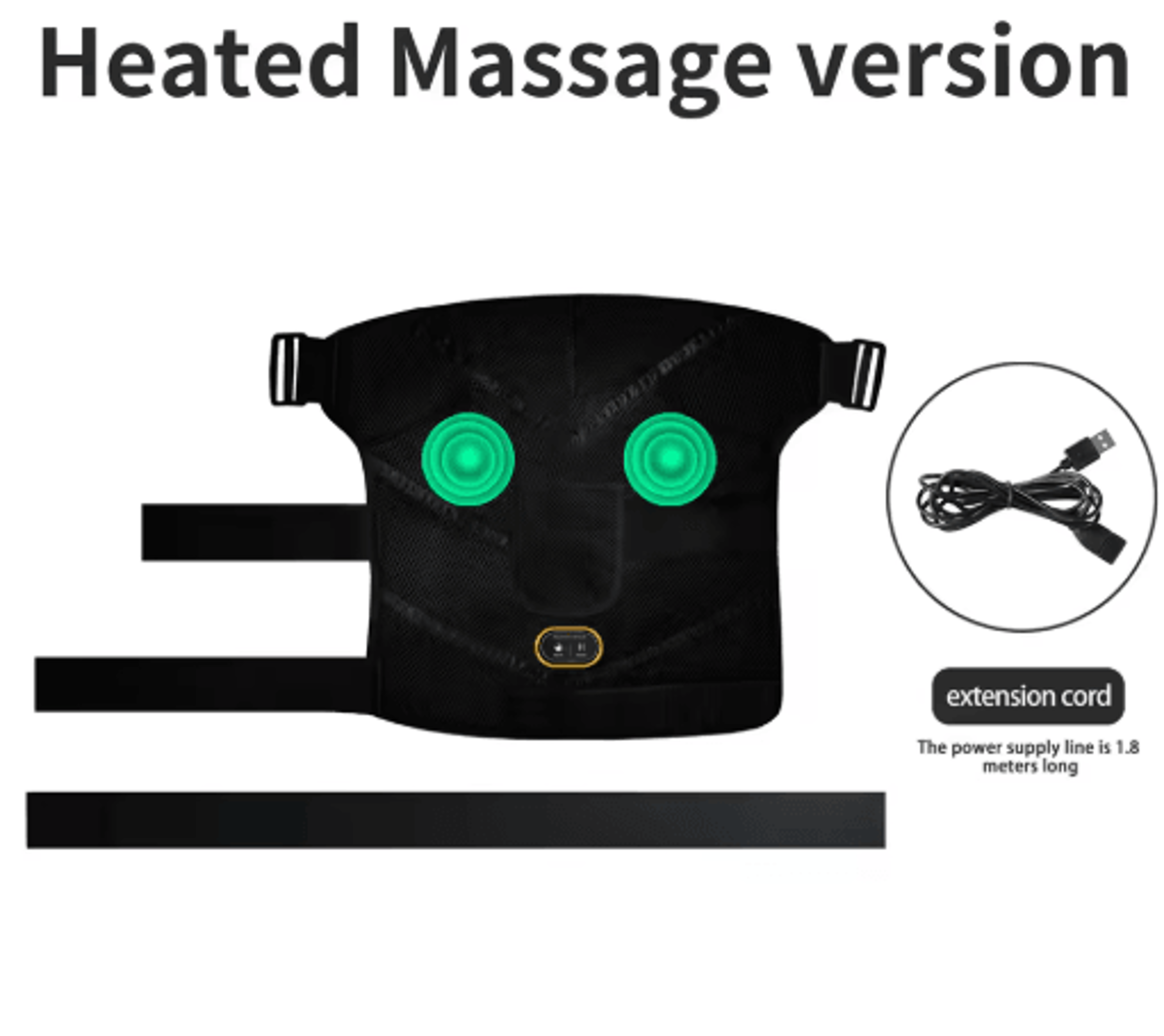 Electric Heated Shoulder Brace Massager  Adjustable Heating Pad With 3 Temperature Levels For Left  1