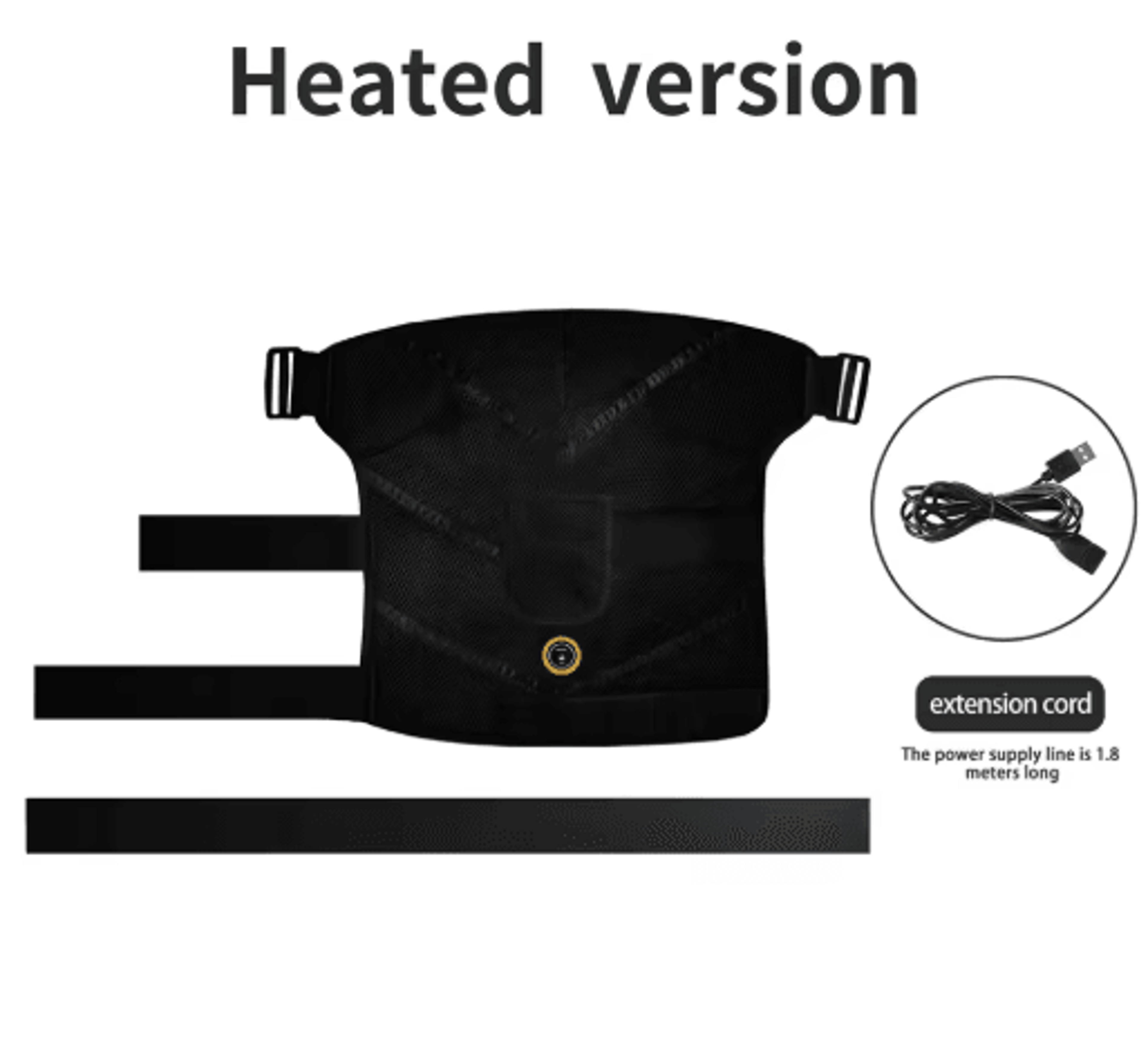 Electric Heated Shoulder Brace Massager  Adjustable Heating Pad With 3 Temperature Levels For Left  2