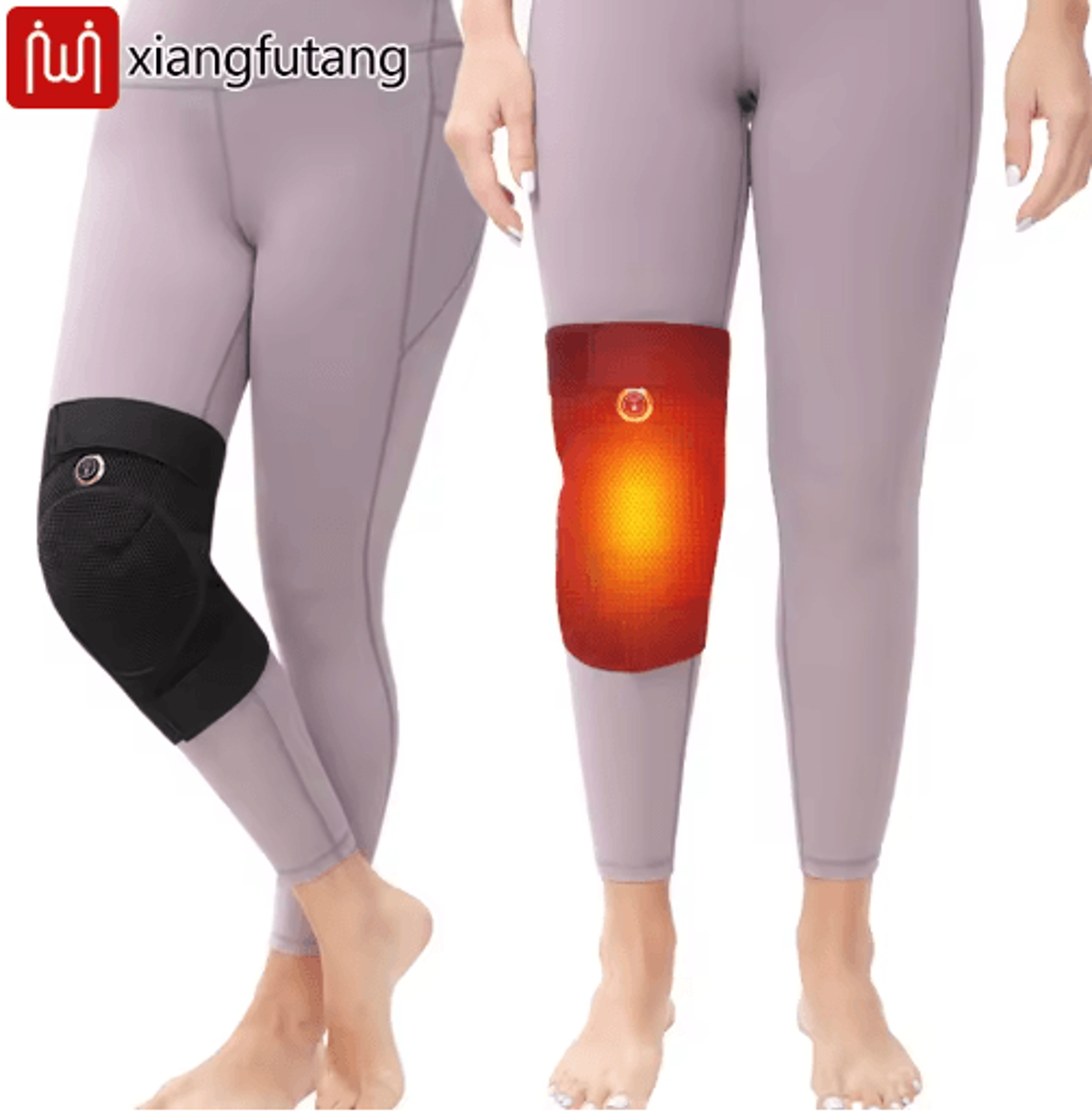 Electric Knee Massager With Heat  Vibration  Adjustable Heated Knee Support Brace For Everyday Comf 7