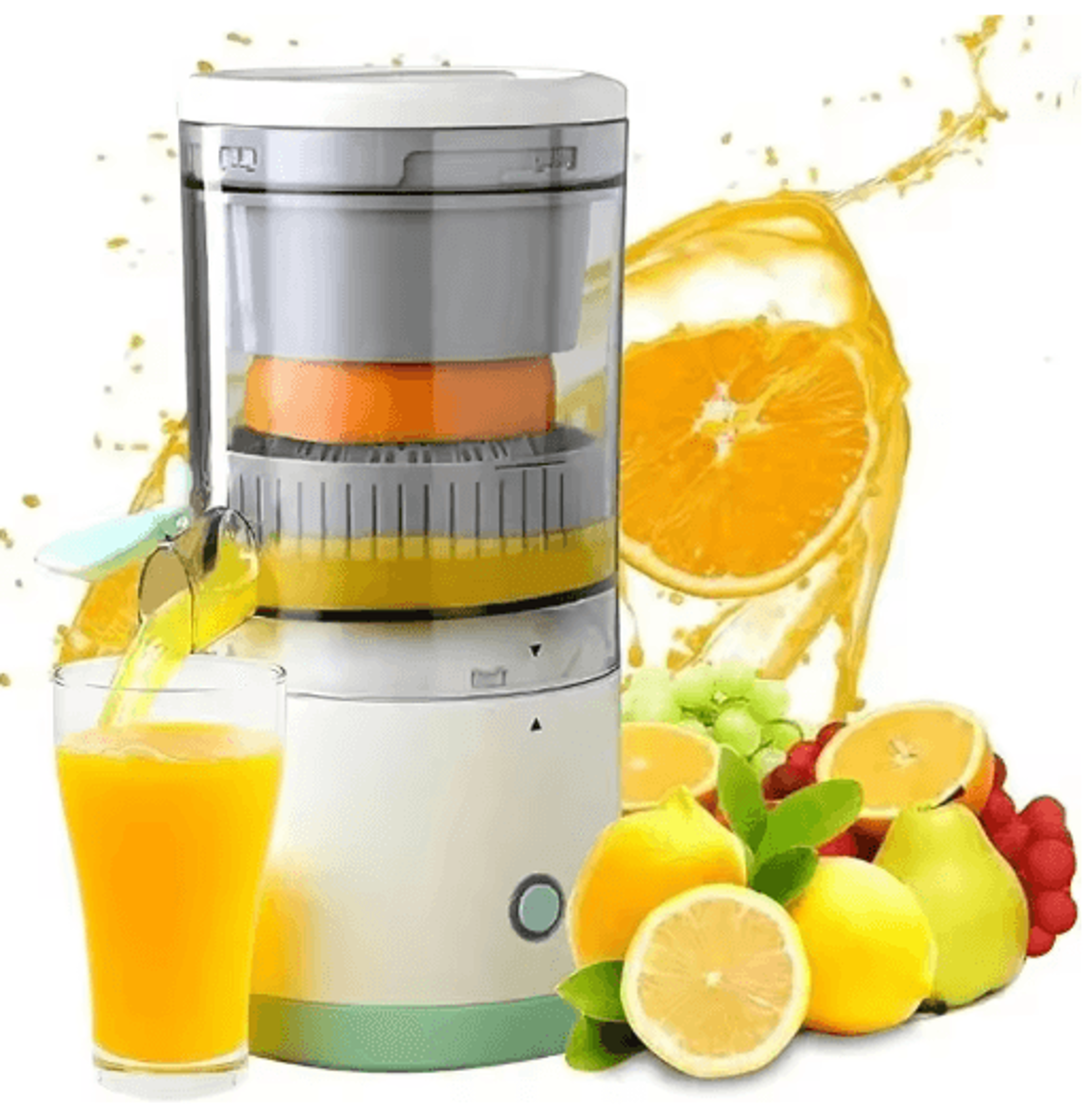 Portable Electric Juicer  USB Rechargeable Wireless Citrus Juicer For Oranges Lemons  More 5
