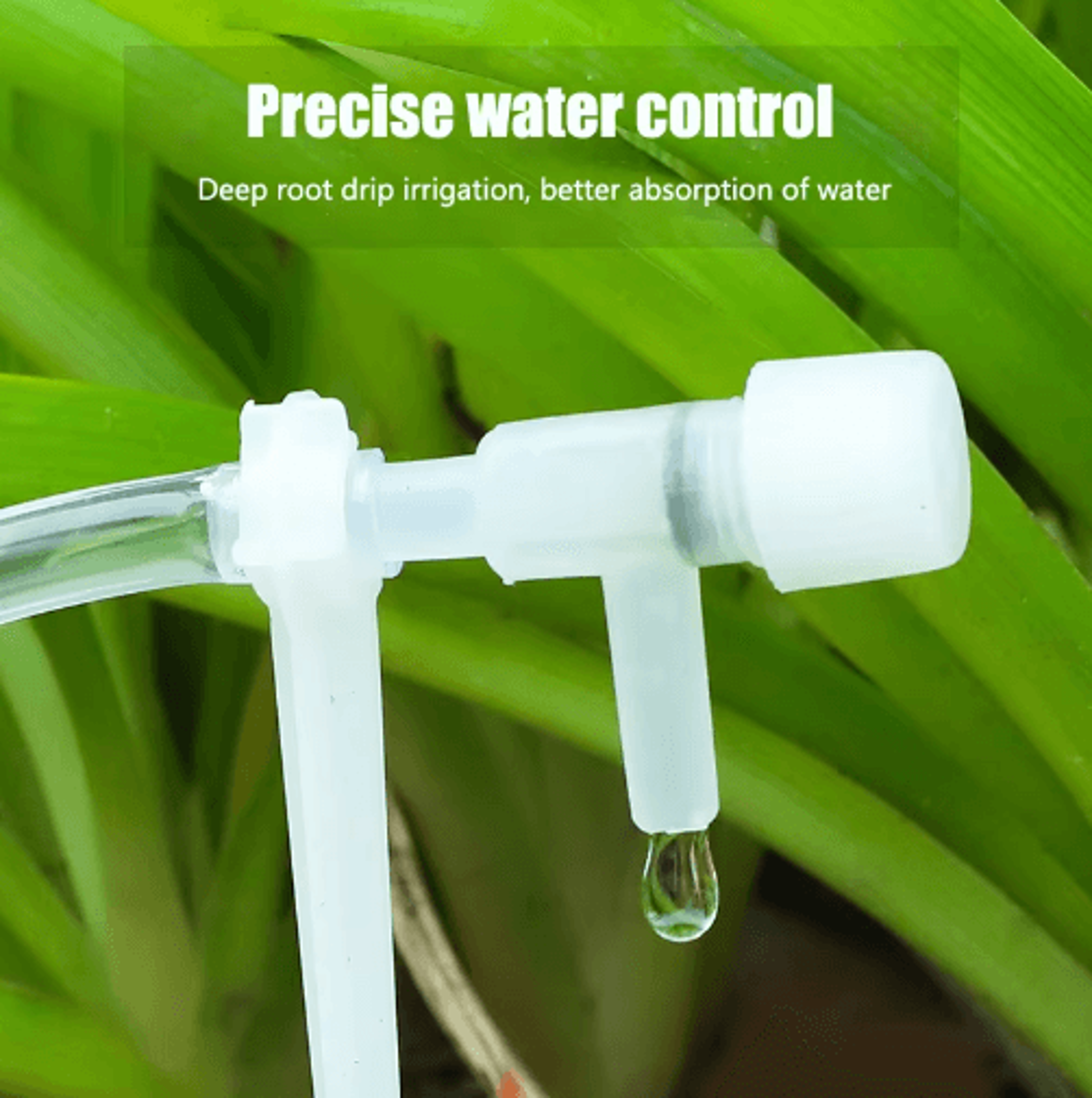 Garden Drip Irrigation Kit With Adjustable Flow Valve  Micro Dripper Watering System For Potted Pla 0