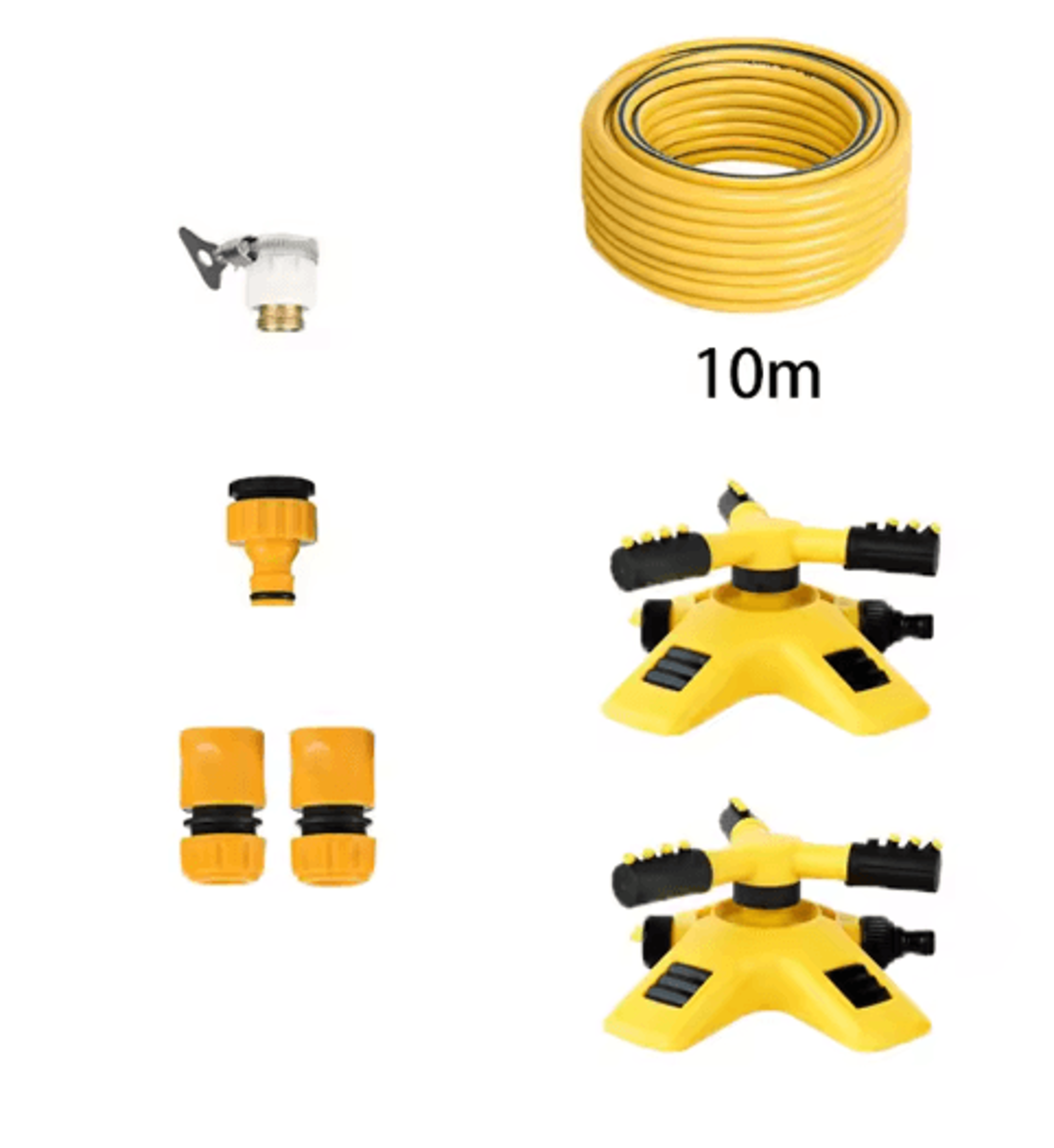 360 Automatic Rotating Garden Sprinkler  Large Area Lawn  Yard Irrigation Watering System 5