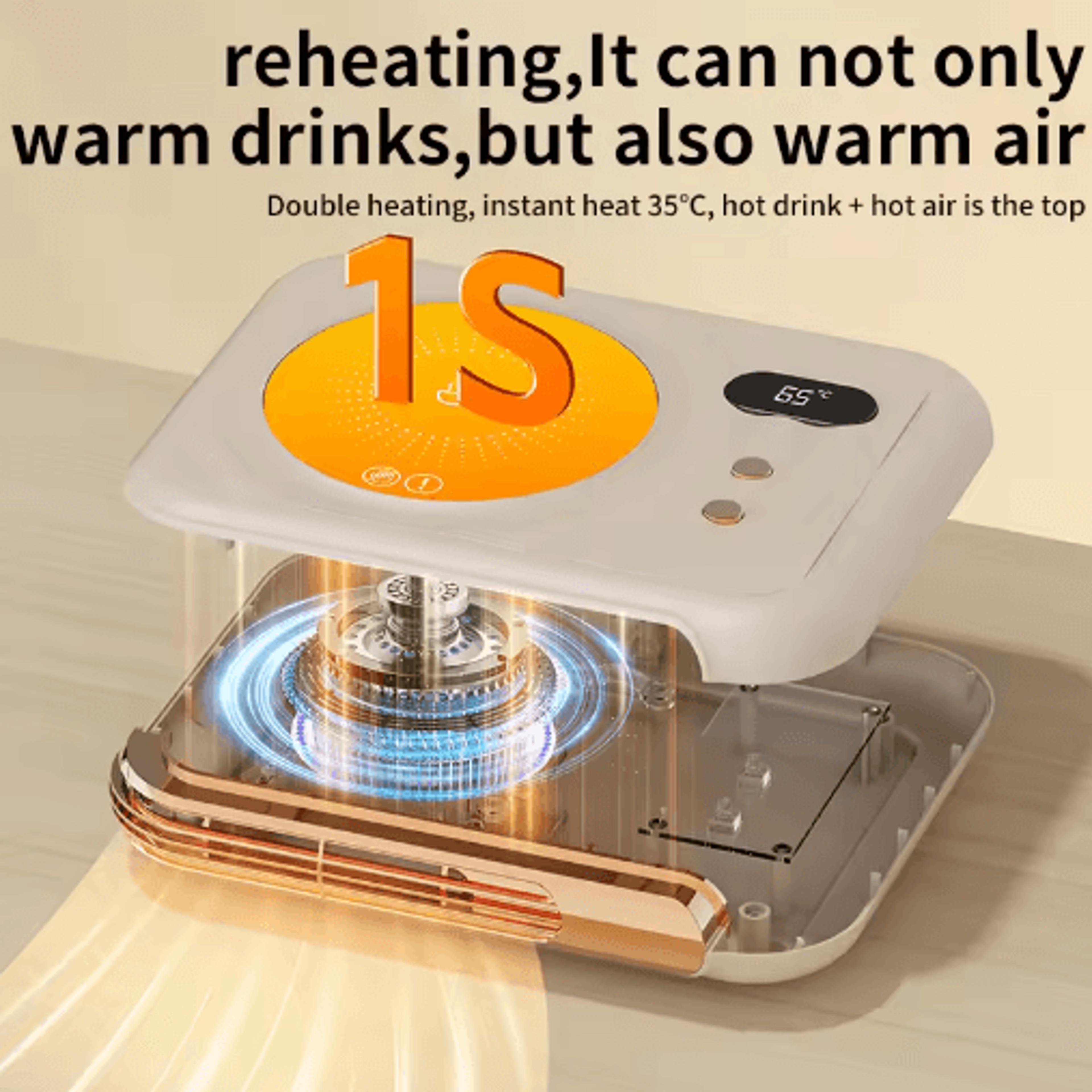 Smart Cup Warmer With 3 Temperature Settings  Coffee Mug Warmer  Candle Warmer Plate 4