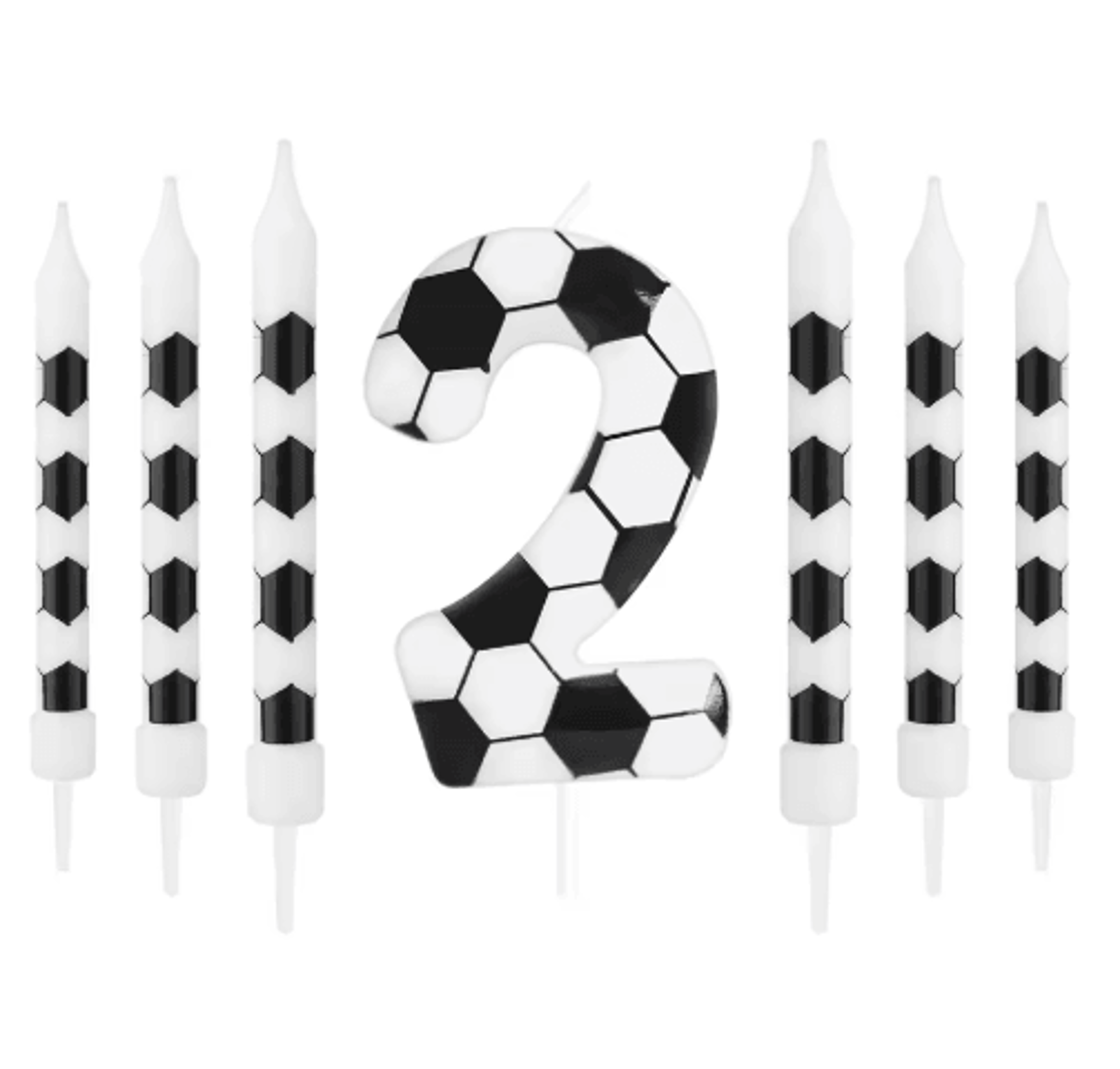 7PCS Soccer Theme Birthday Cake Candles  Football Party Decorations For Boys  Girls 8