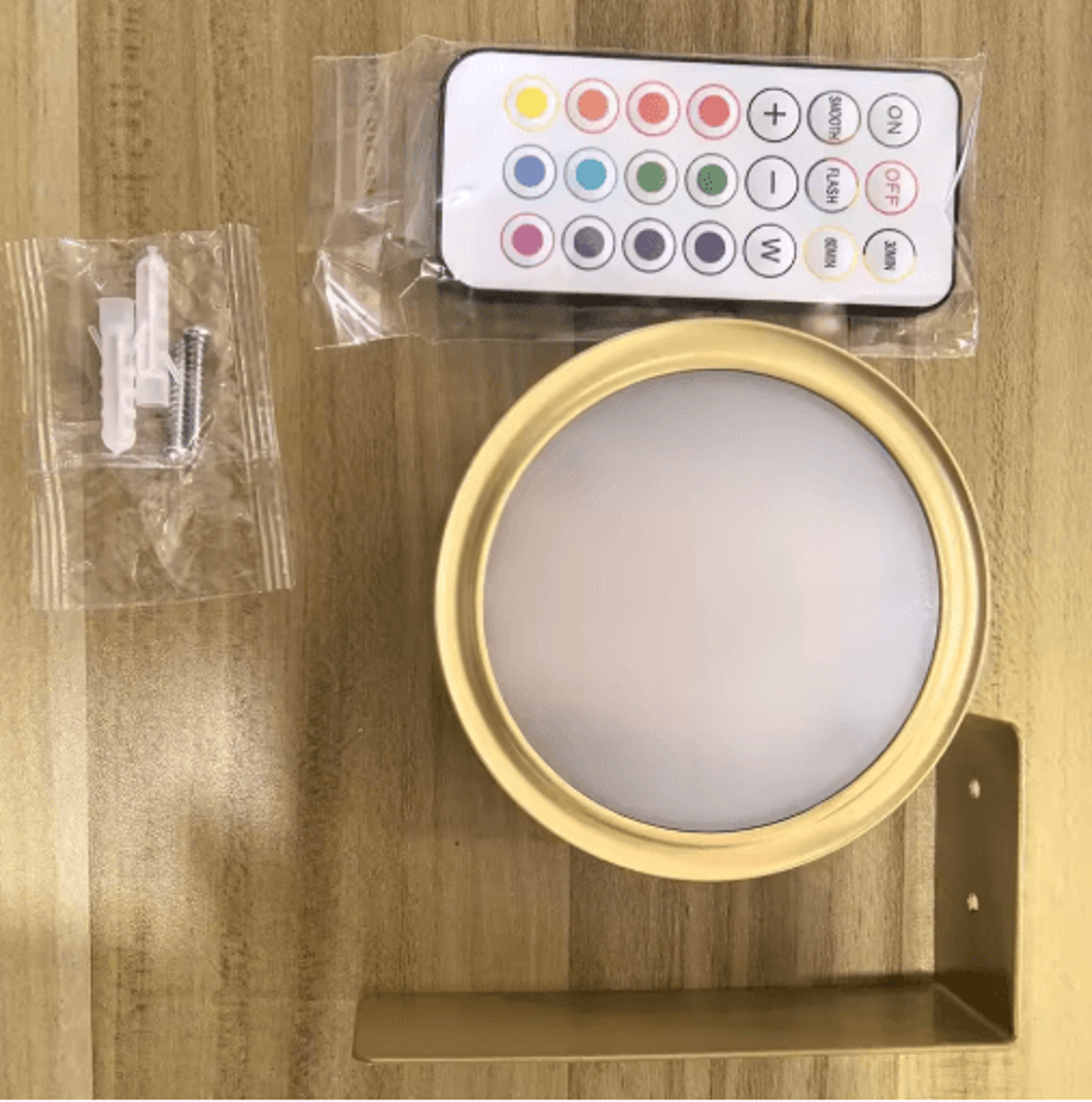 RGB Wireless Picture Light  13Color Dimmable Battery Operated Painting Lamp With Remote Control 1