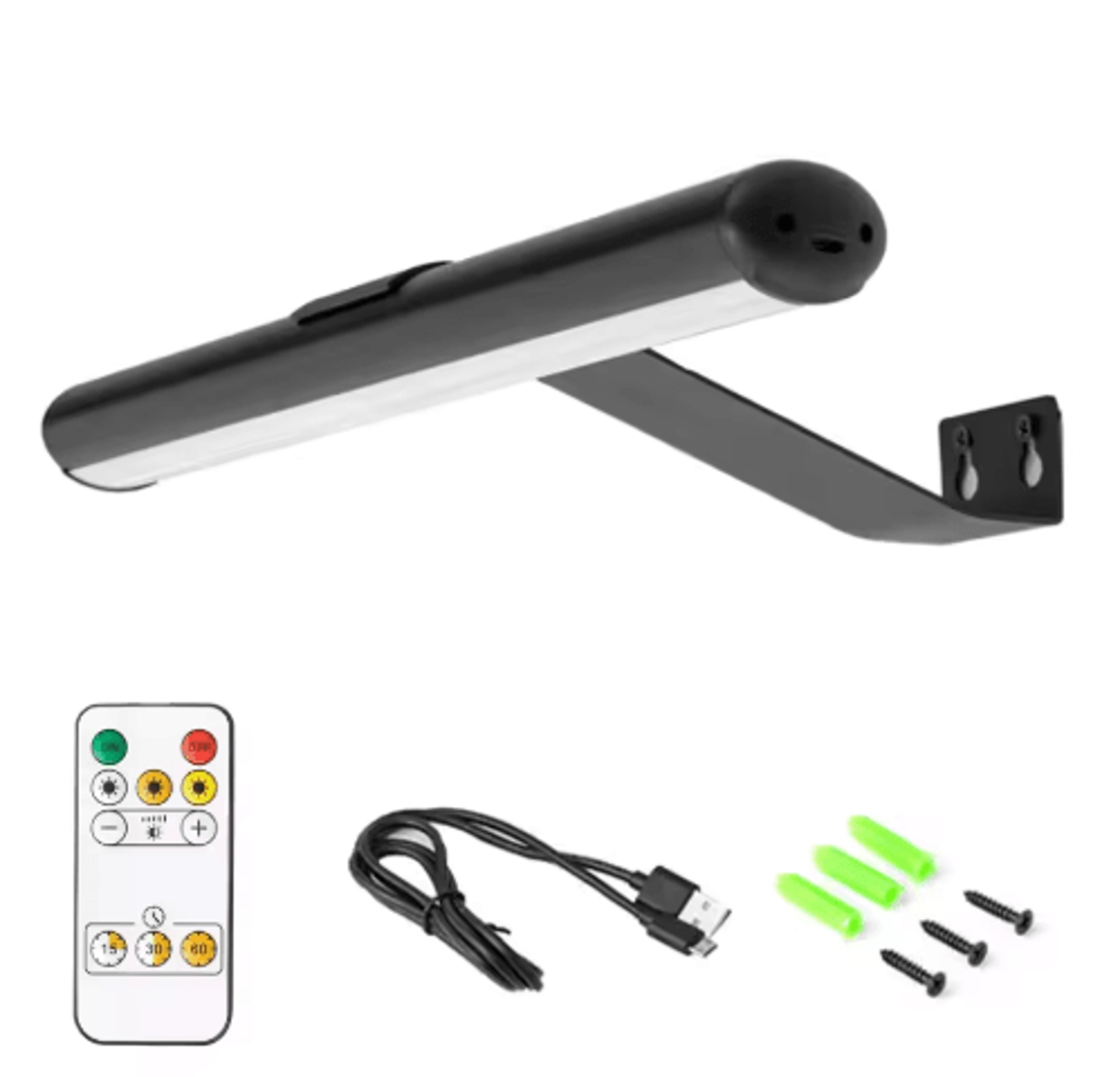 Modern Rechargeable Waterproof Picture Light  Wireless Dimmable Wall Sconce With Remote Control 5