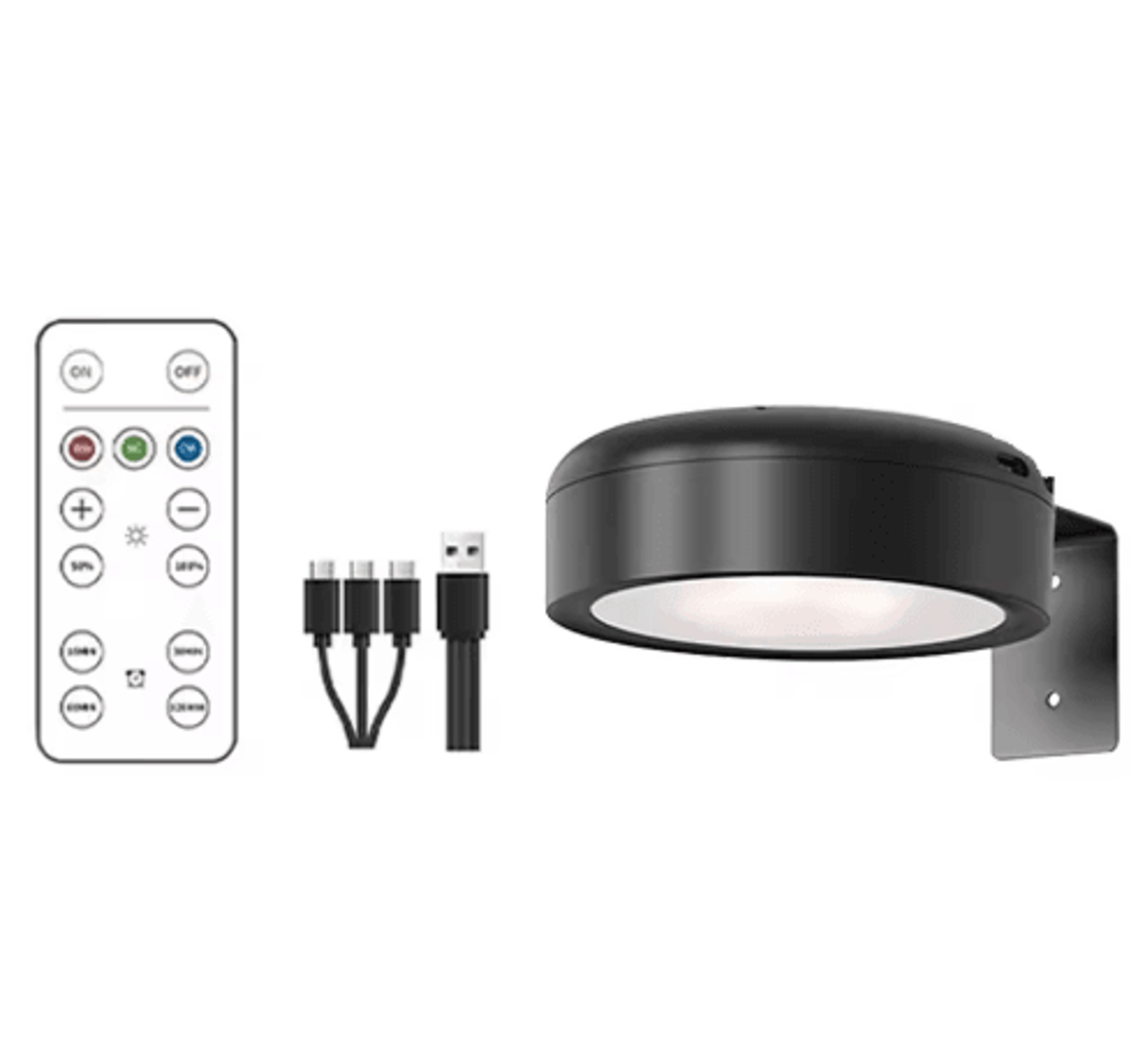 123PCS Rechargeable Magnetic LED Picture Light  Wireless Dimmable Wall Light With Remote  Timer 3