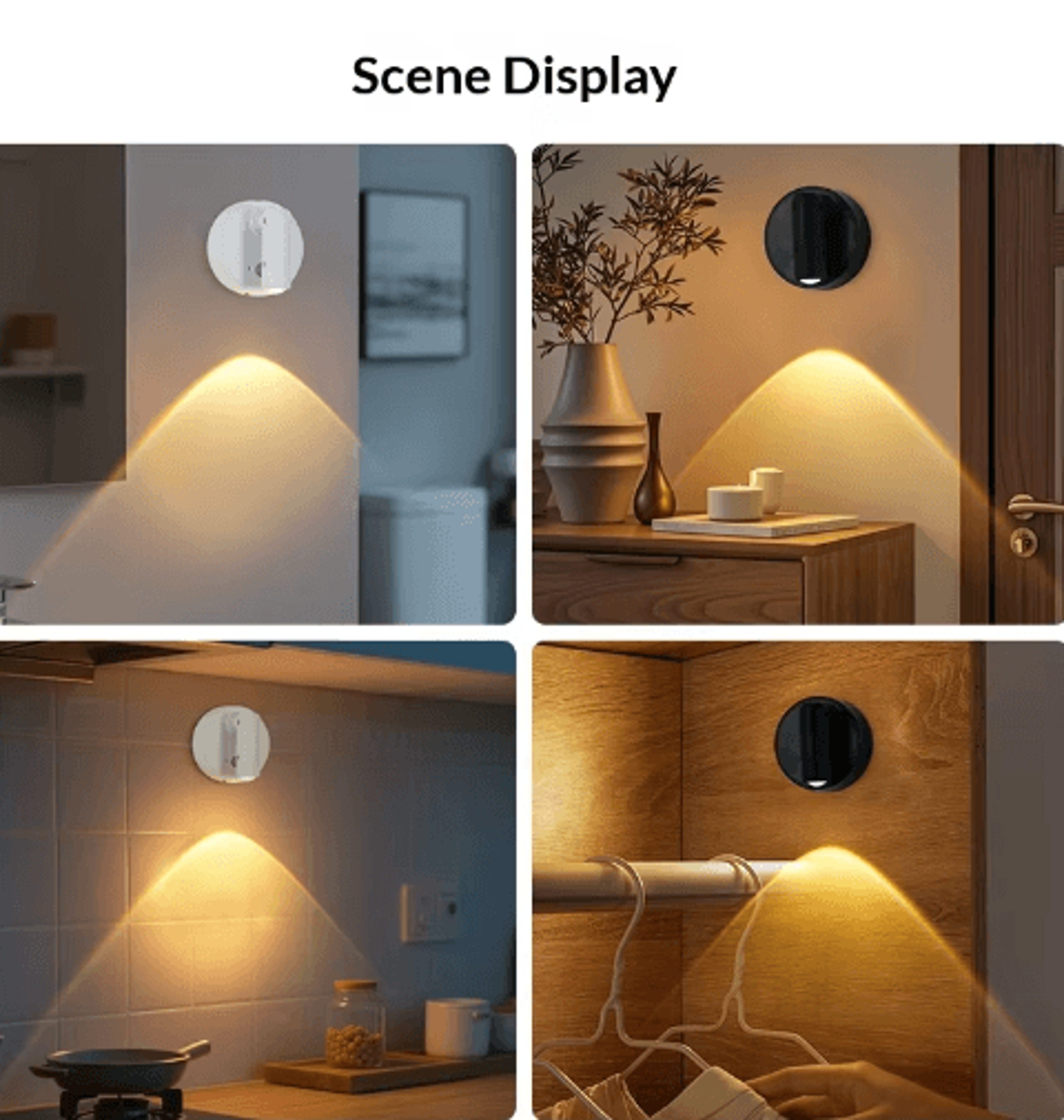 USB Rechargeable Magnetic LED Wall Light  Wireless NoDrill Dimmable Reading Spotlight With Touch Co 9