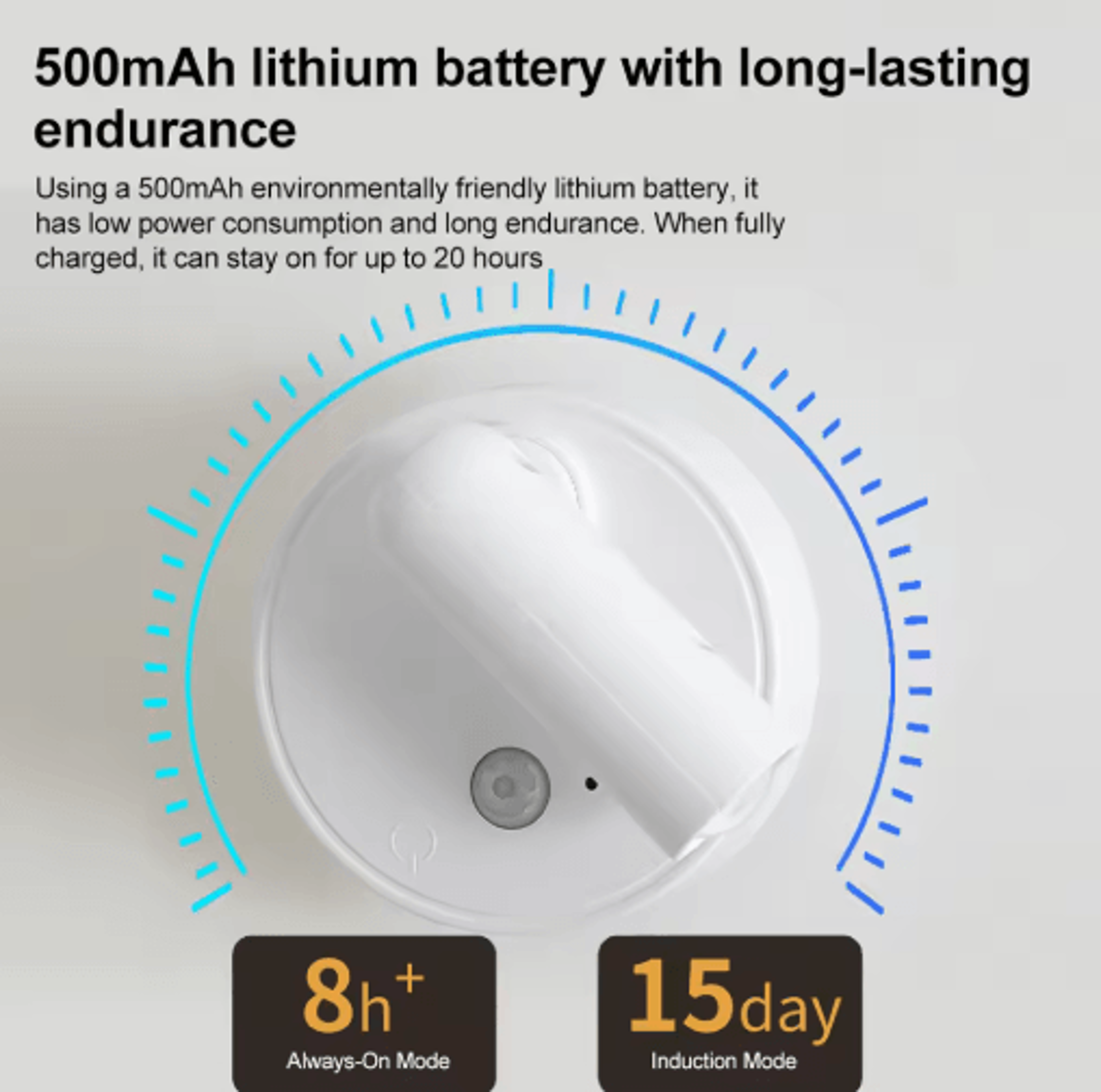 Magnetic USB Rechargeable LED Wall Light  Wireless Dimmable Reading Spotlight With Touch Control 9