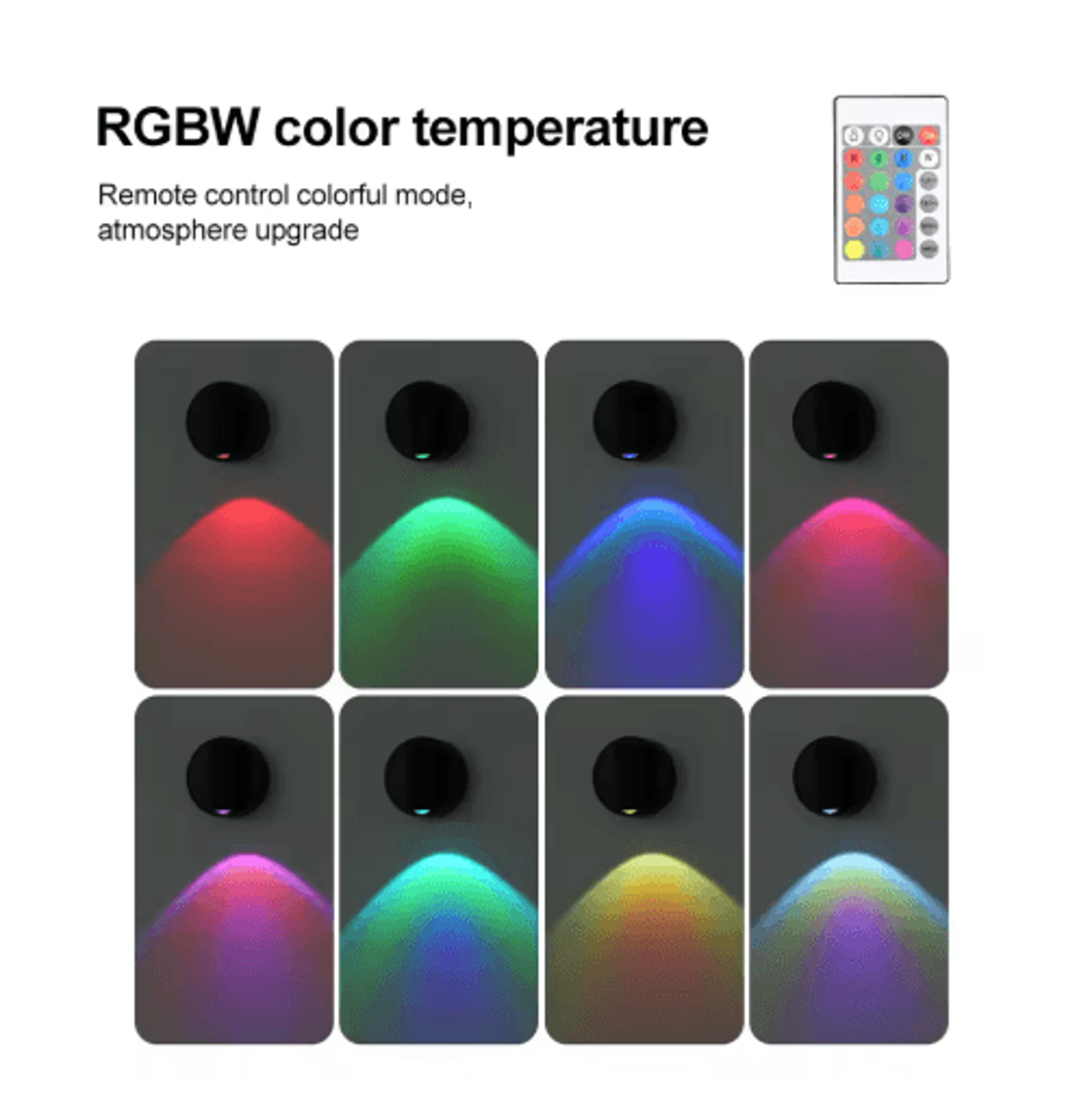 Magnetic USB Rechargeable LED Wall Light  Wireless Dimmable Reading Spotlight With Touch Control 11