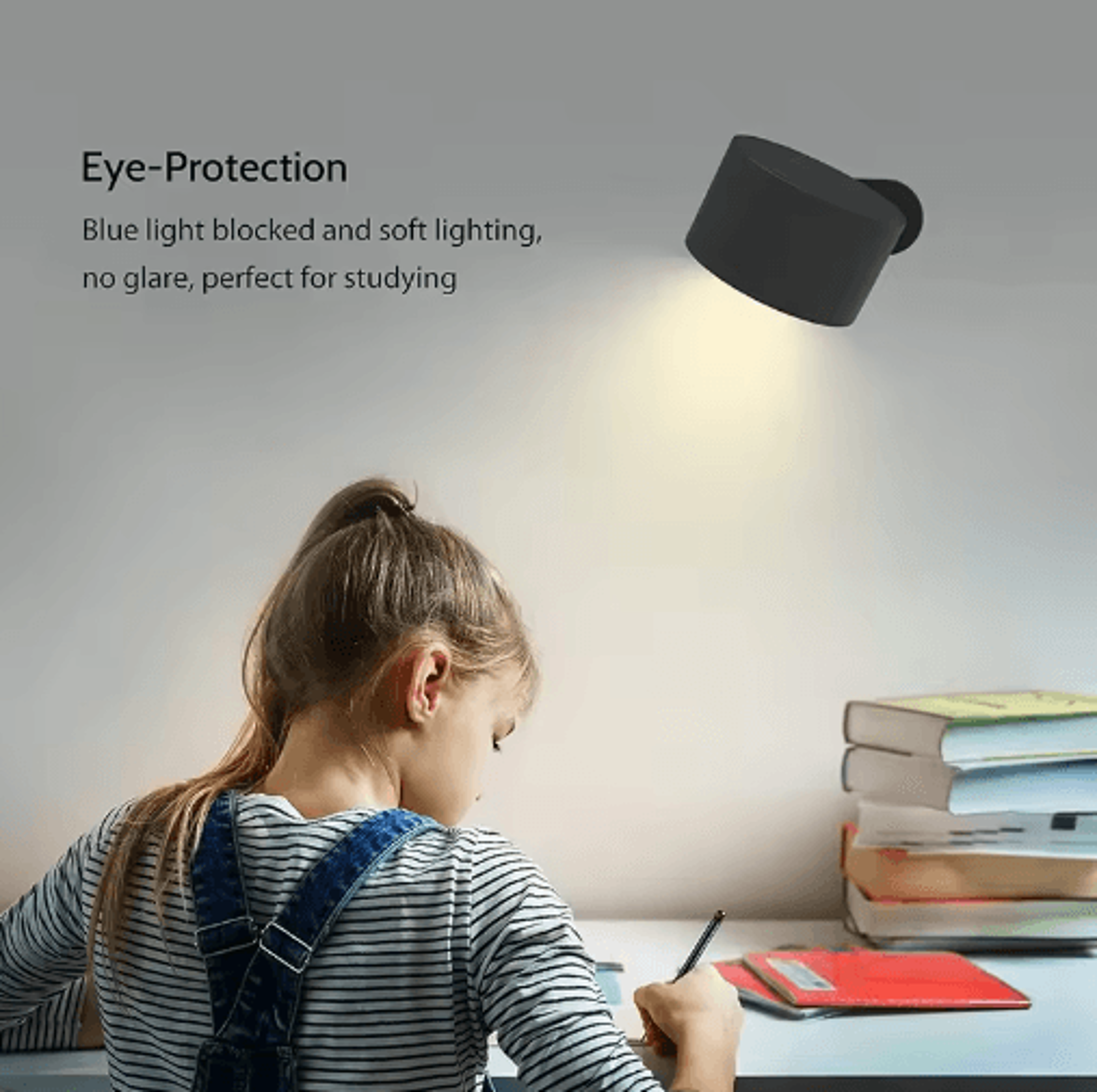 Rechargeable LED Wall Sconce 360 Rotating Cordless Dimmable Light With Touch Control  3 Color Modes 4