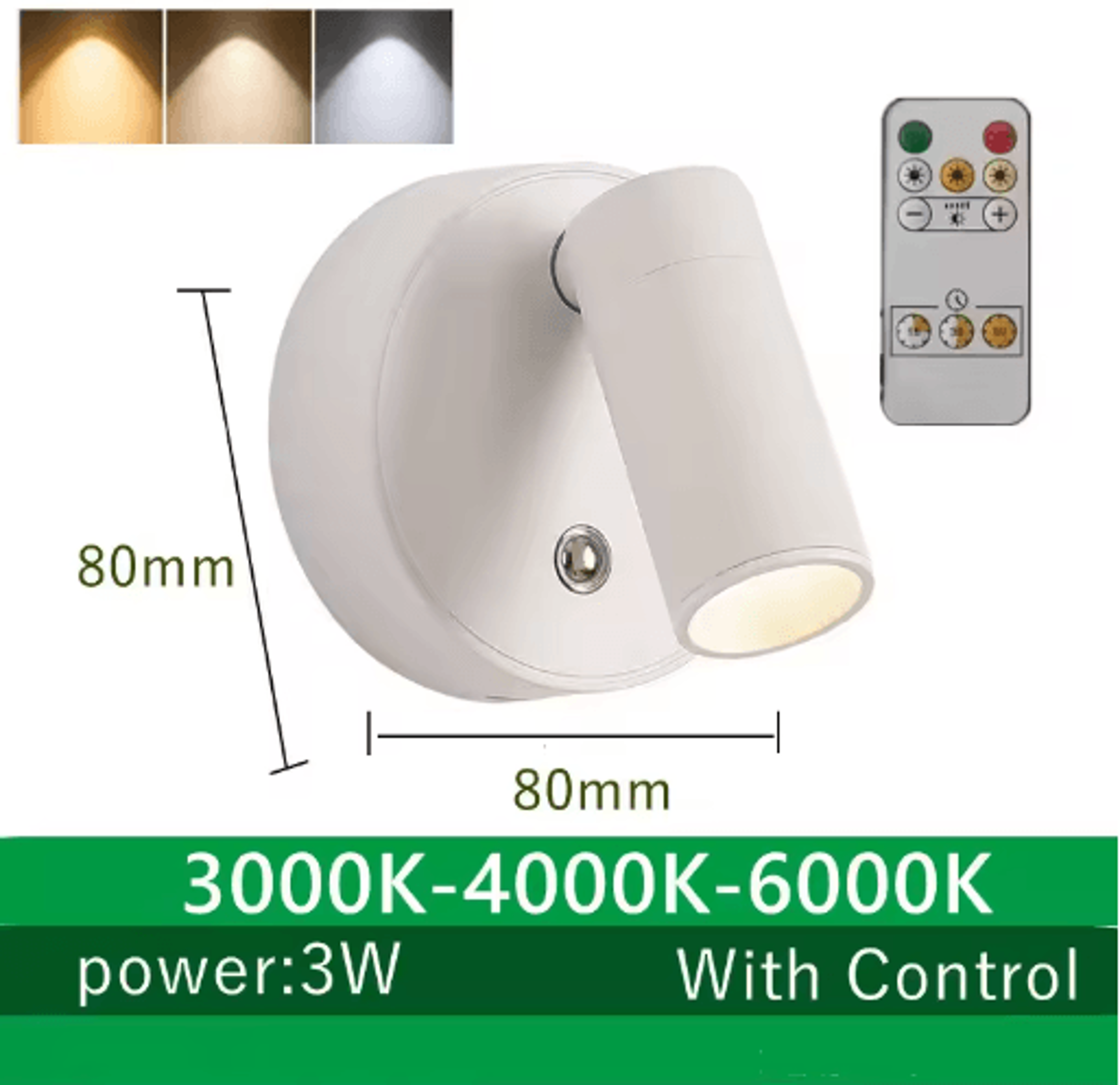 Magnetic USB Rechargeable LED Wall Light  Cordless Touch Dimmable Reading  Night Lamp 1