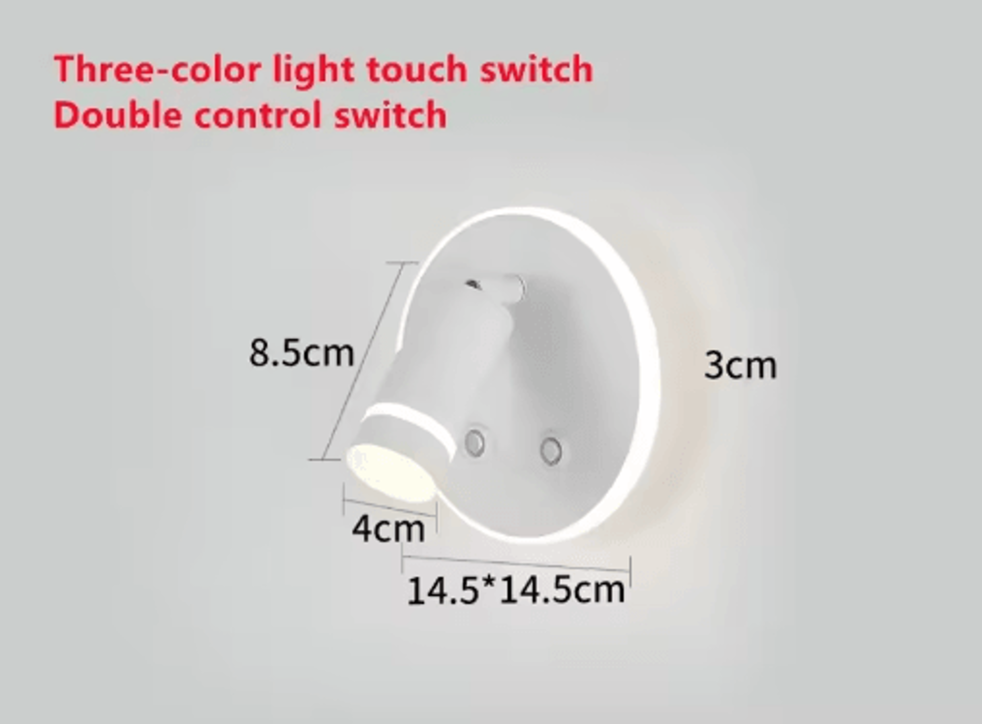 Saiyun Rechargeable LED Wall Spotlight  USB Cordless Bedside Reading  Indoor Accent Light 9