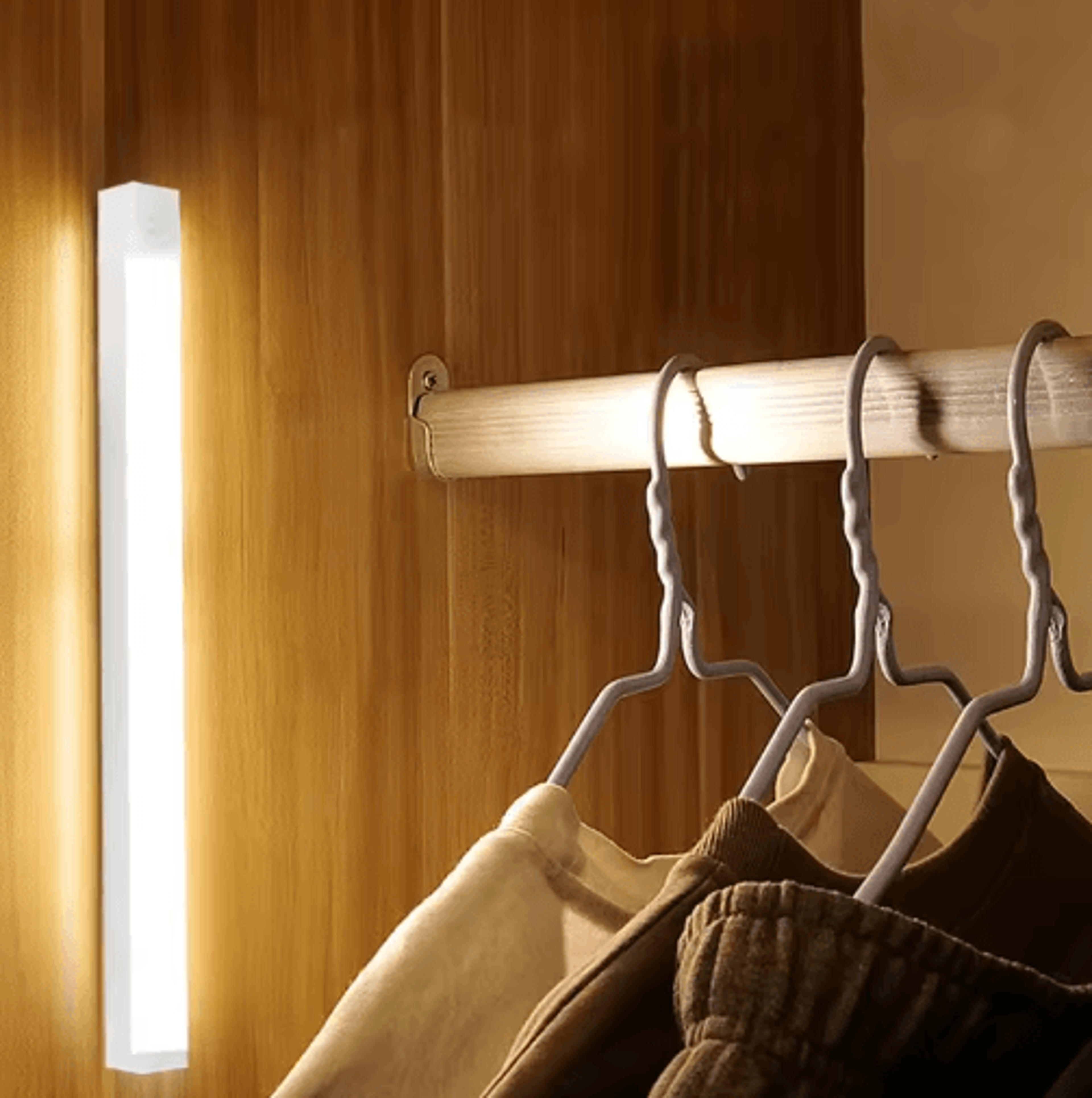 Rechargeable Motion Sensor LED Bar Light  Cordless Magnetic Cabinet  UnderCabinet Night Lamp 5