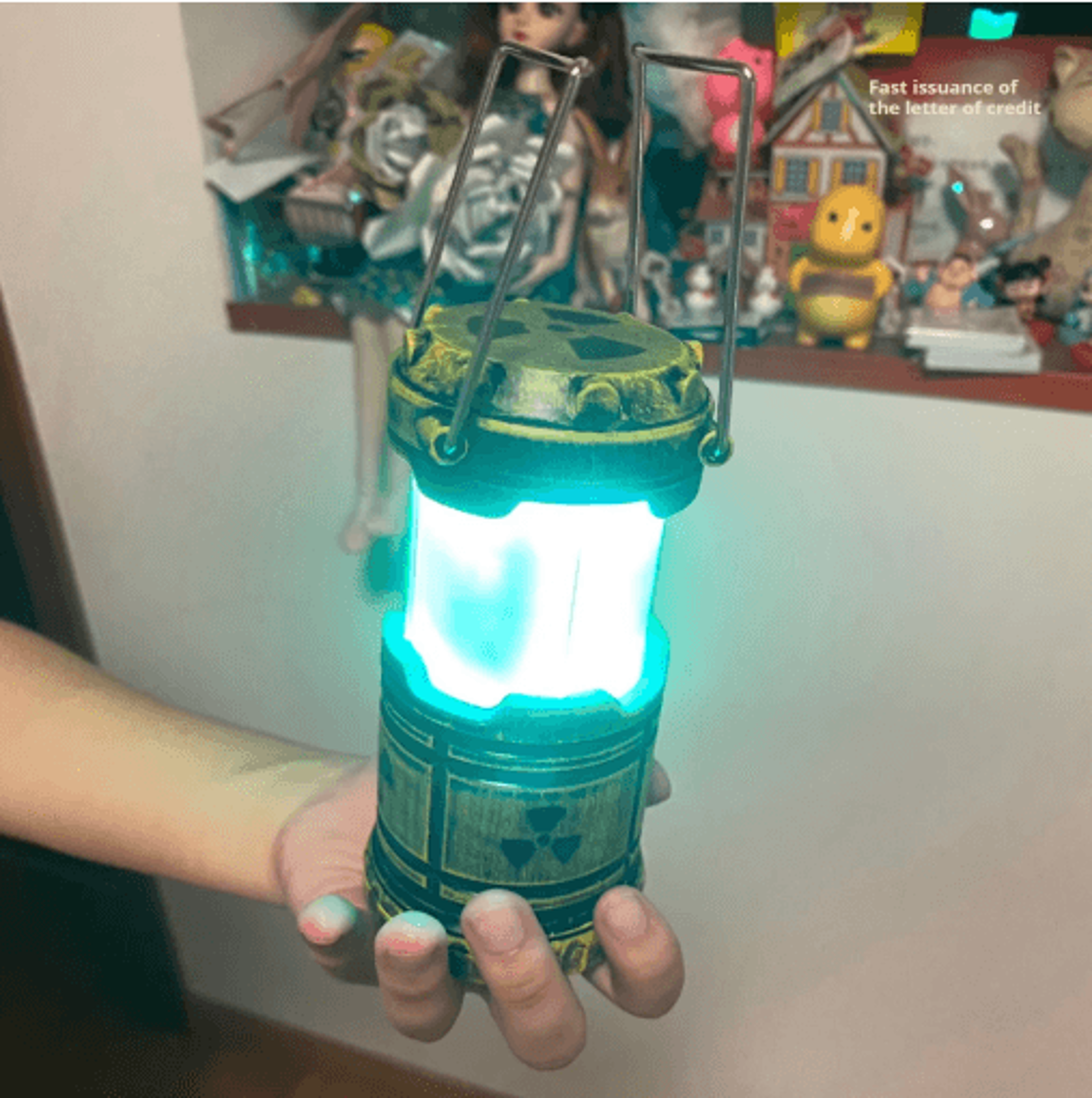 Mini Nuclear Reactor Lantern  Simulation Handheld Night Light For Camping Halloween  Home Decor 5