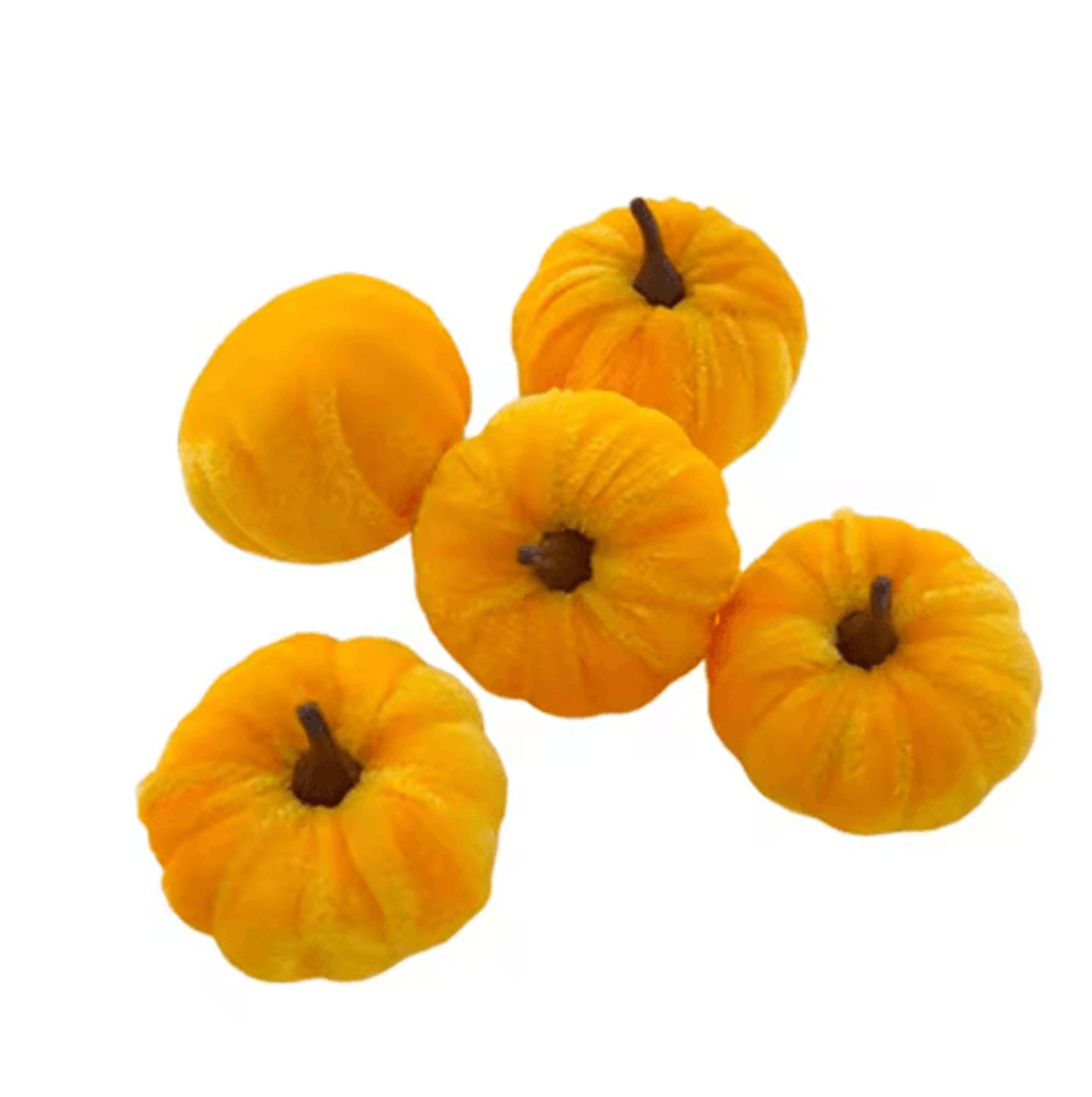 5Piece Mini Artificial Pumpkins  5cm Foam Halloween Tabletop  Party Decorations 4