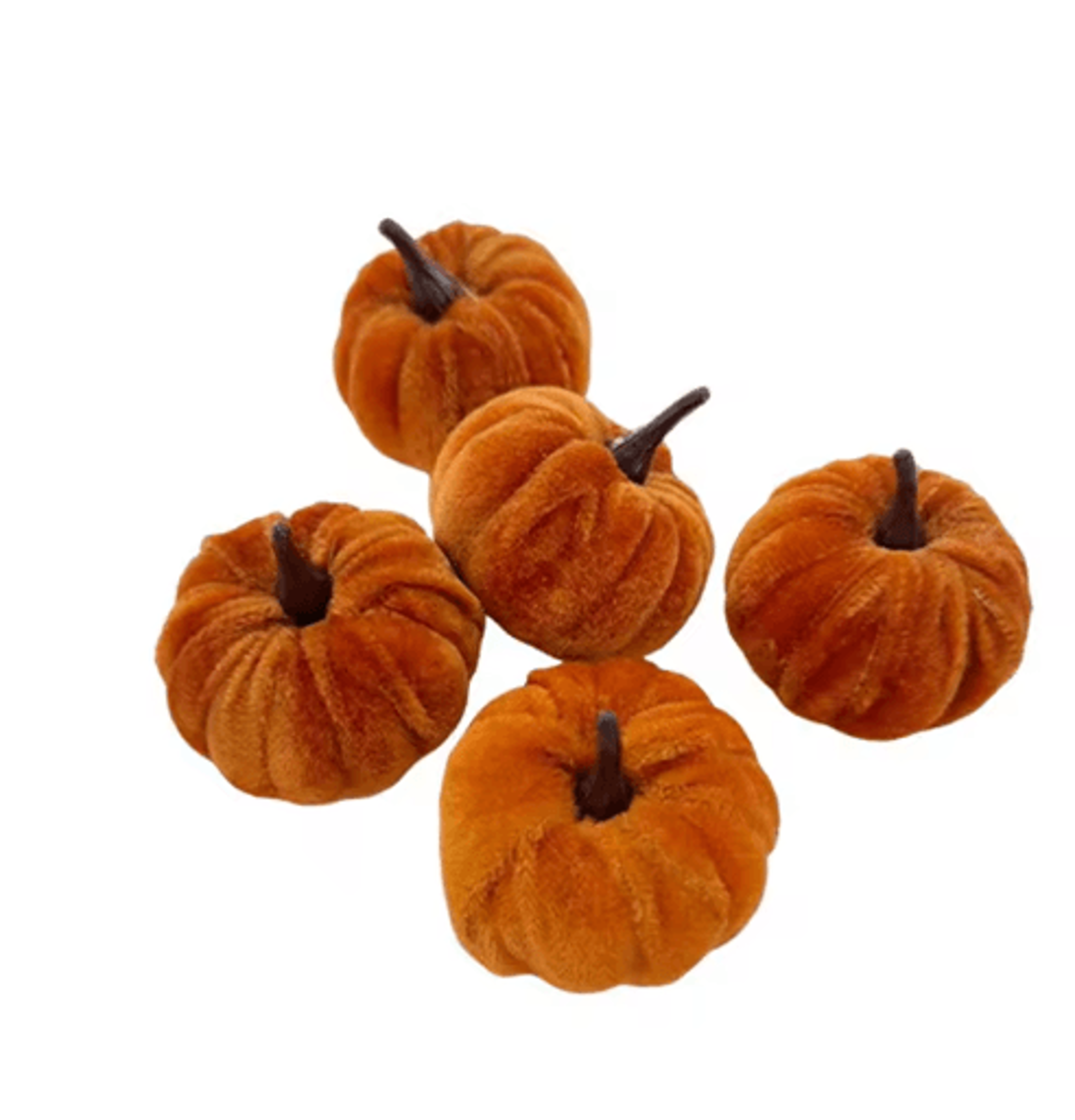 5Piece Mini Artificial Pumpkin Set  5cm Foam Halloween Desktop  Table Decorations 1