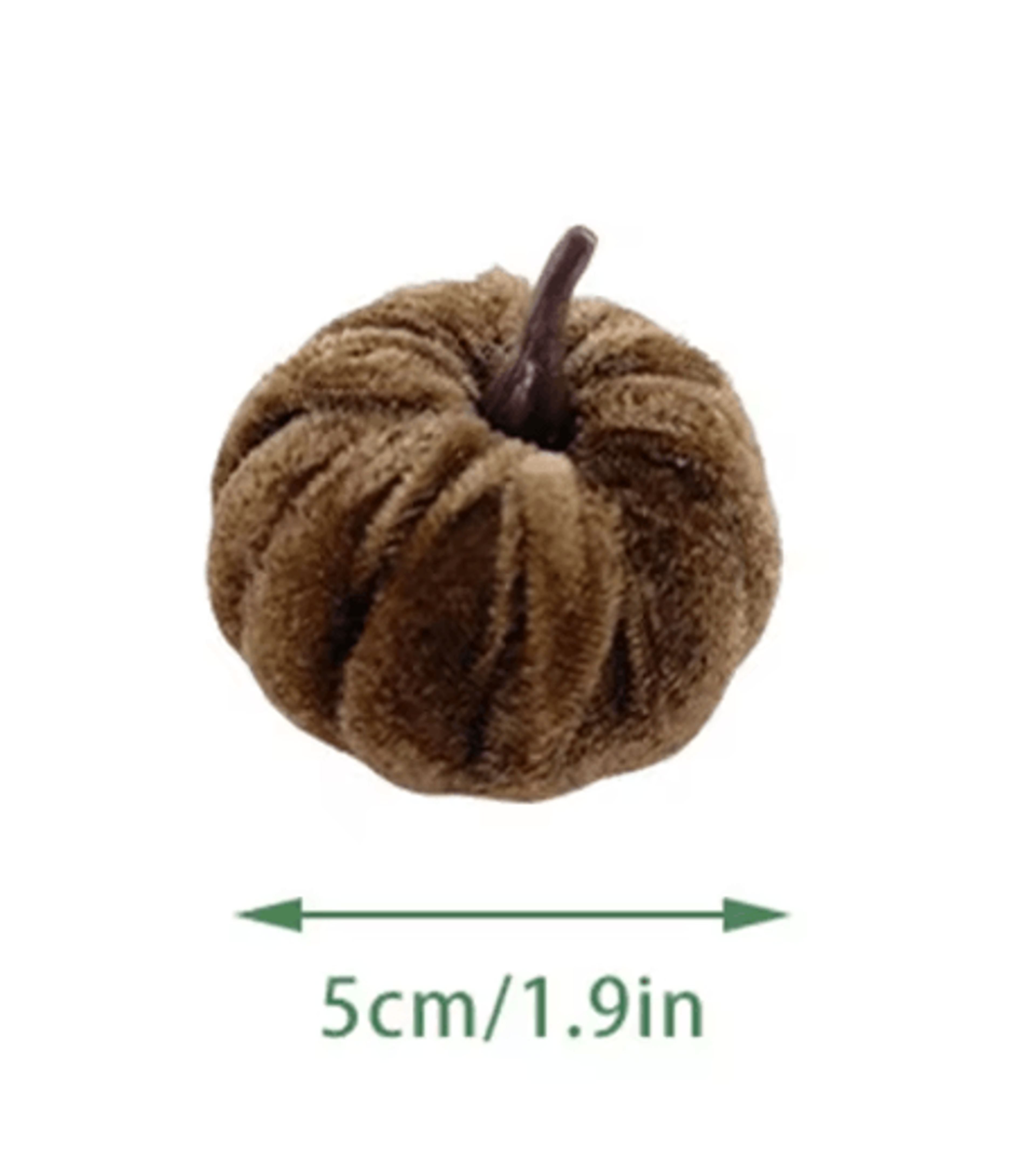 5Piece Mini Artificial Pumpkin Set  5cm Foam Halloween Desktop  Table Decorations 6