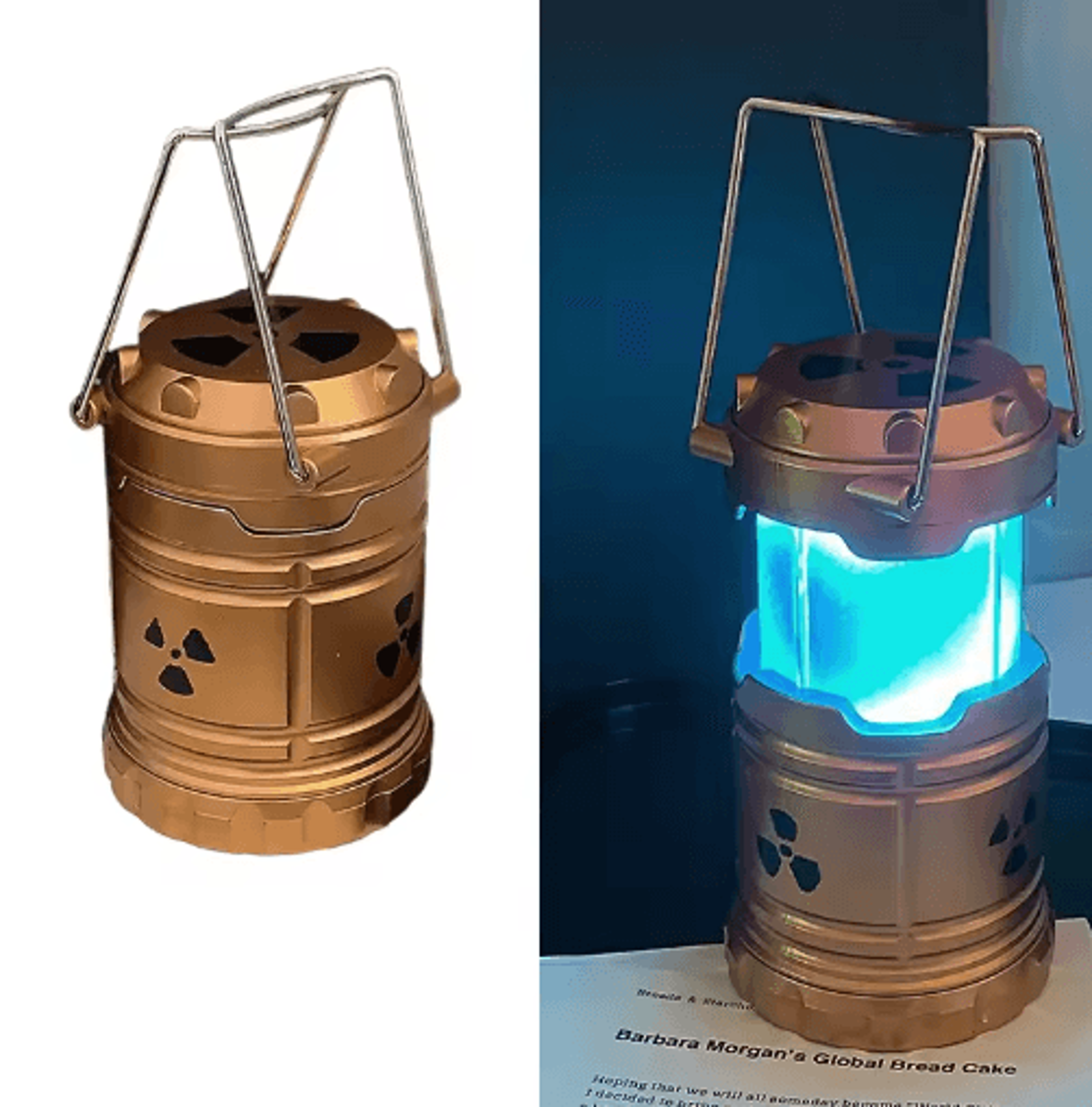 Mini Nuclear Reactor Lantern  SciFi Simulation Handheld Night Light For Halloween  Home Decor 1
