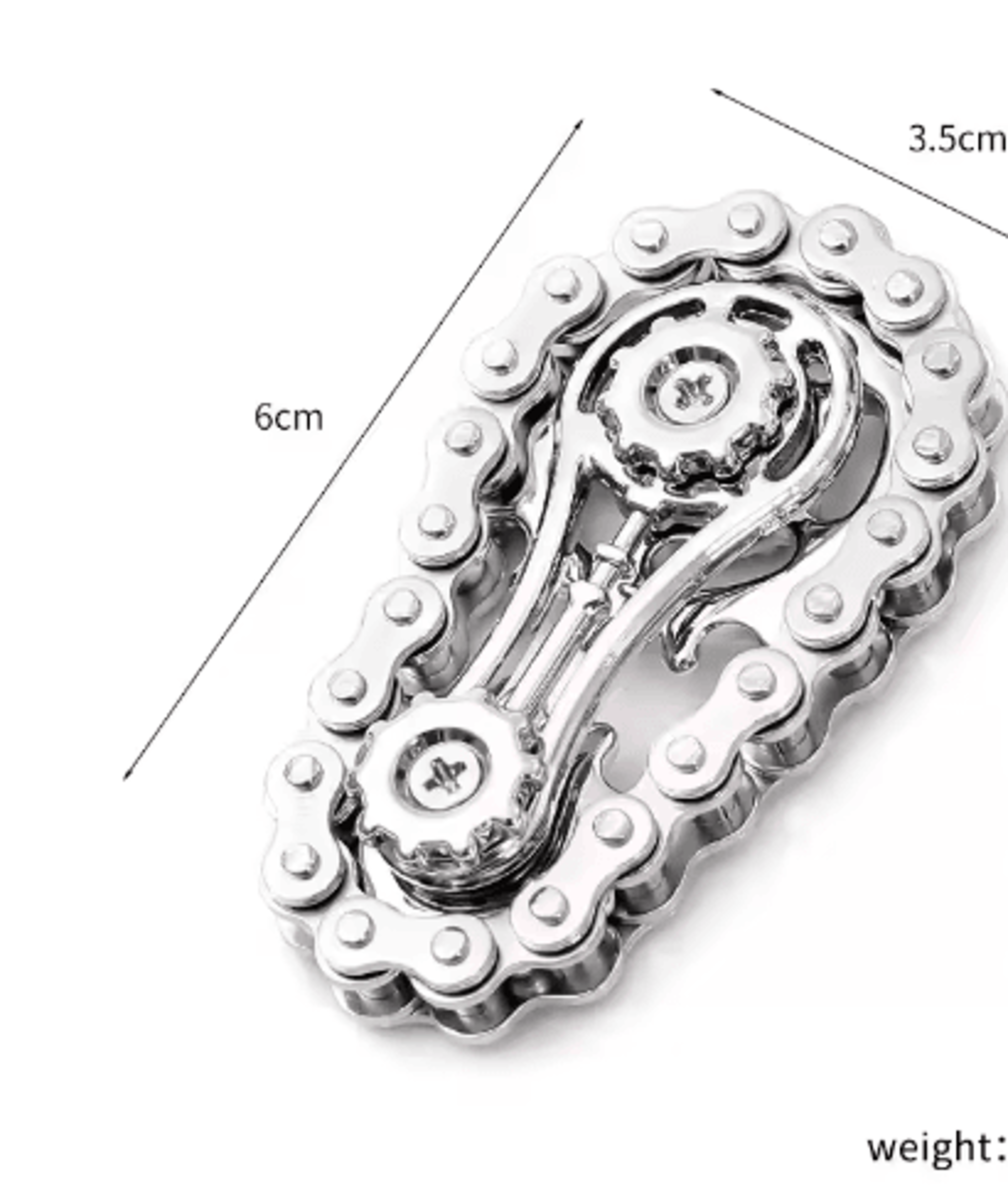 Metal Gear Fidget Spinner  Adult Hand Spinner Desk Toy  Mechanical Office Decoration 1