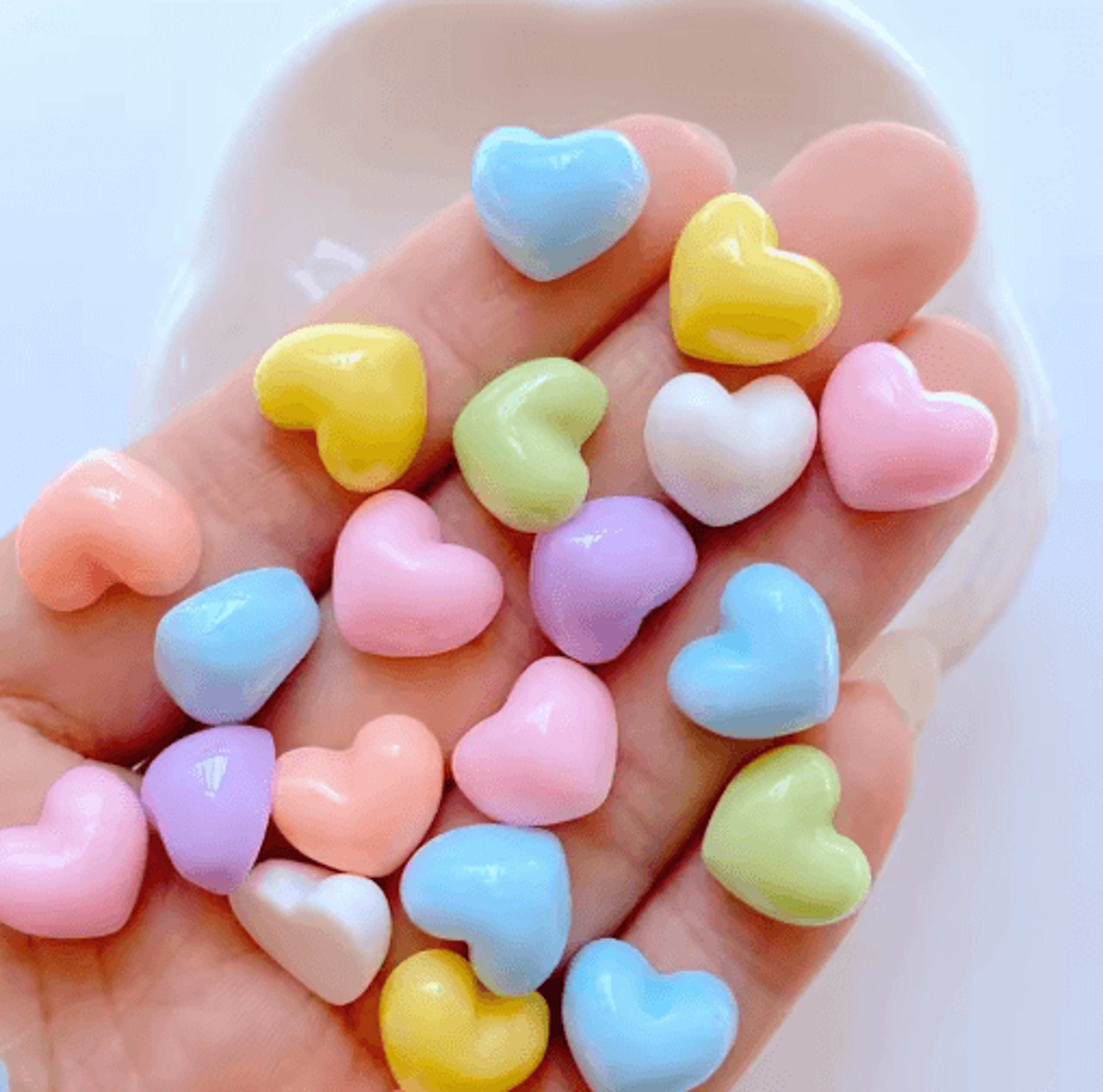 30Piece Mini Resin Cabochon Set  Cute Star Heart Square  Flower FlatBack DIY Craft Charms 7