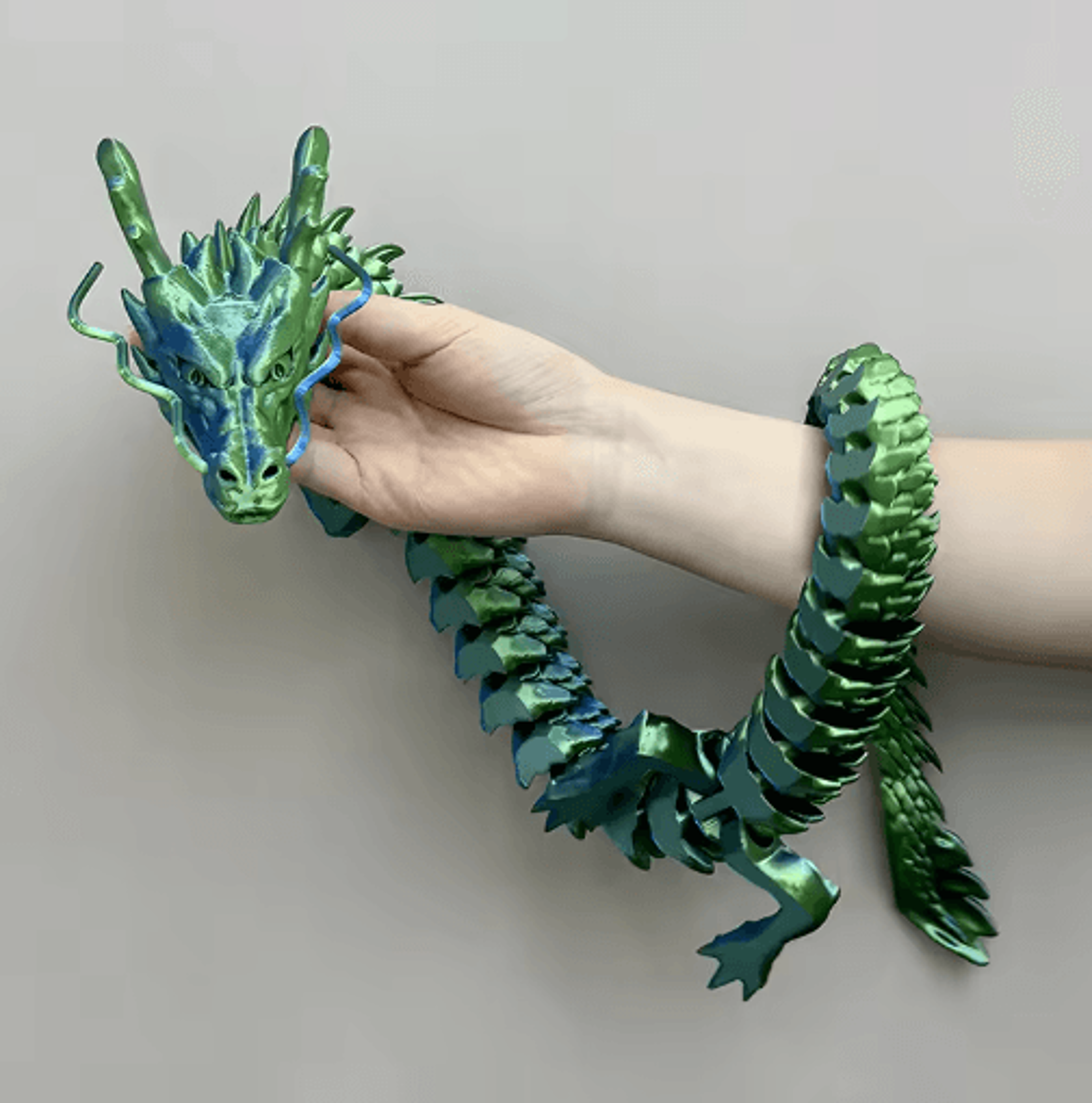 88CM 3D Printed Crystal Dragon Fidget Toy  Articulated Gem Dragon 2