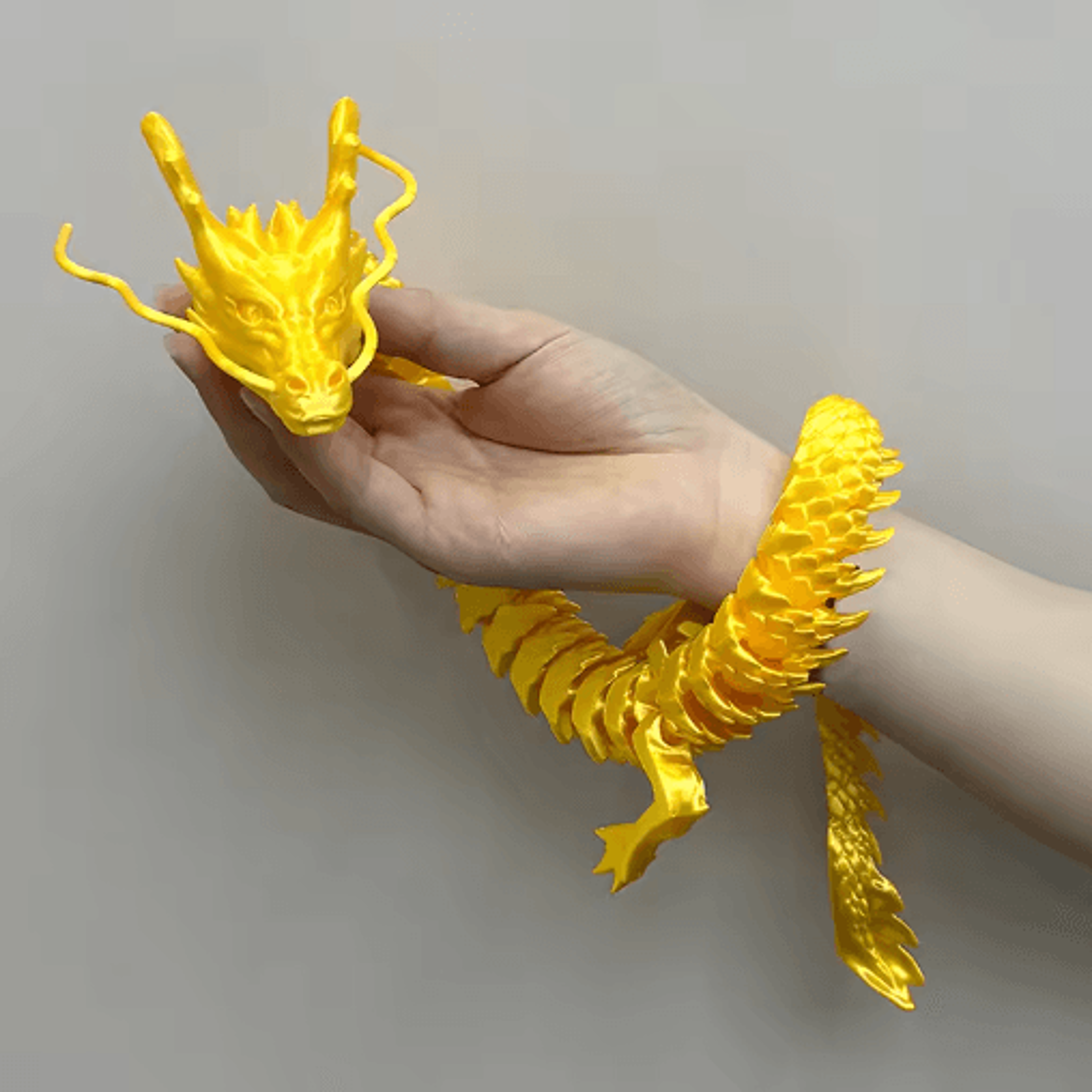 88CM 3D Printed Crystal Dragon Fidget Toy  Articulated Gem Dragon 6