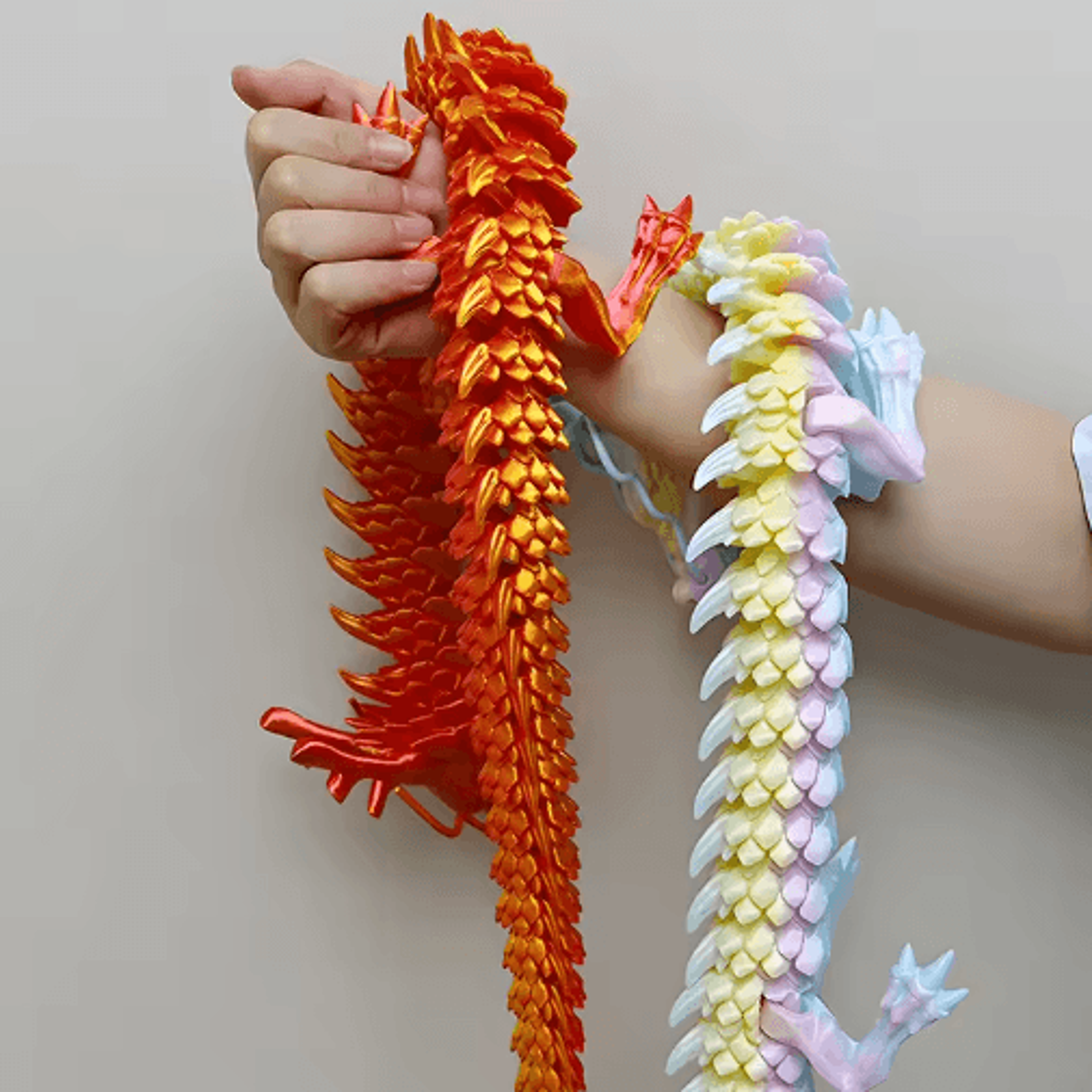 88CM 3D Printed Crystal Dragon Fidget Toy  Articulated Gem Dragon 9