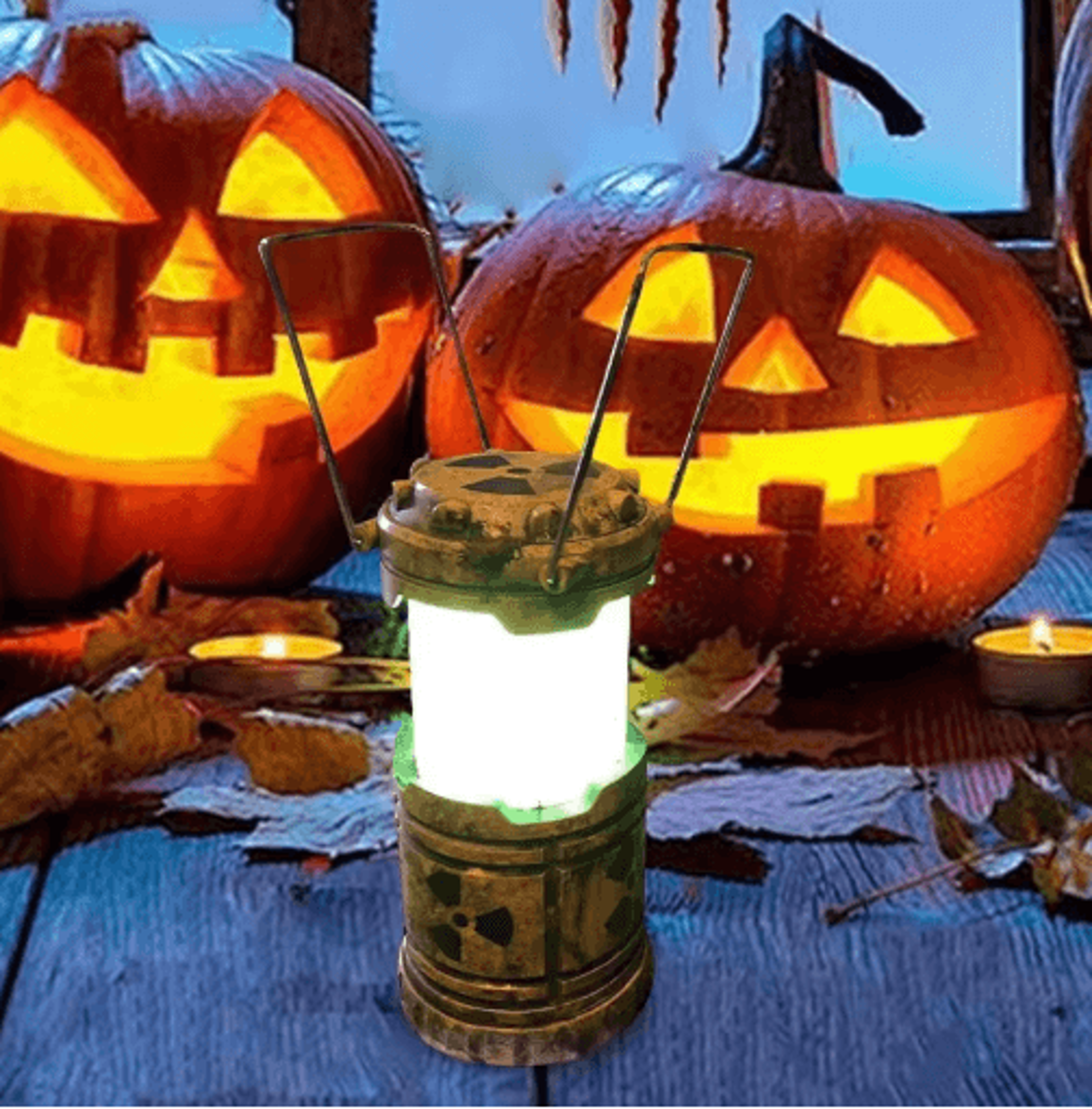 Mini Nuclear Reactor Night Light  SciFi Glowing Novelty Lantern 5