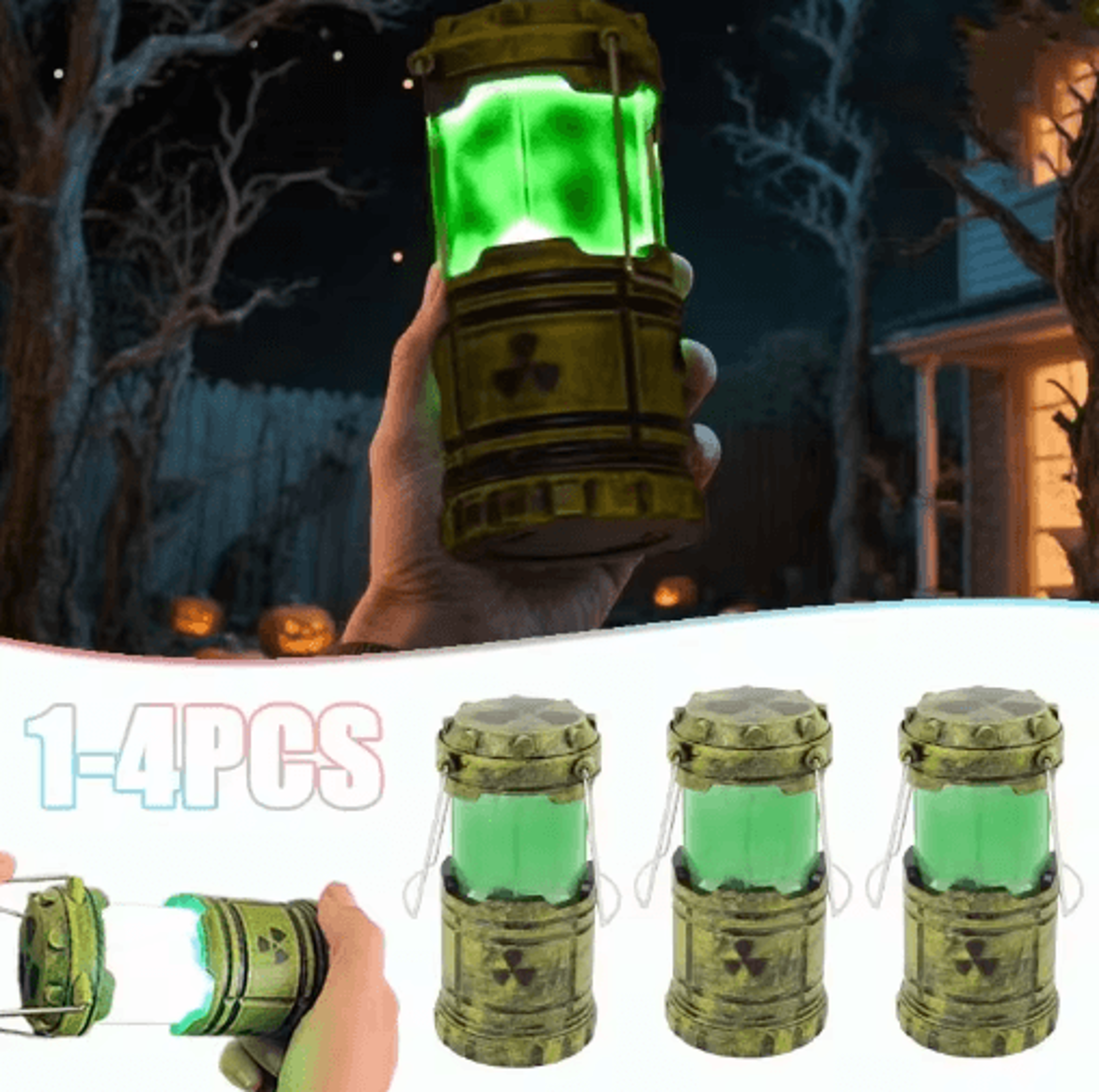 Mini Nuclear Reactor Night Light  SciFi Glowing Novelty Lantern 6