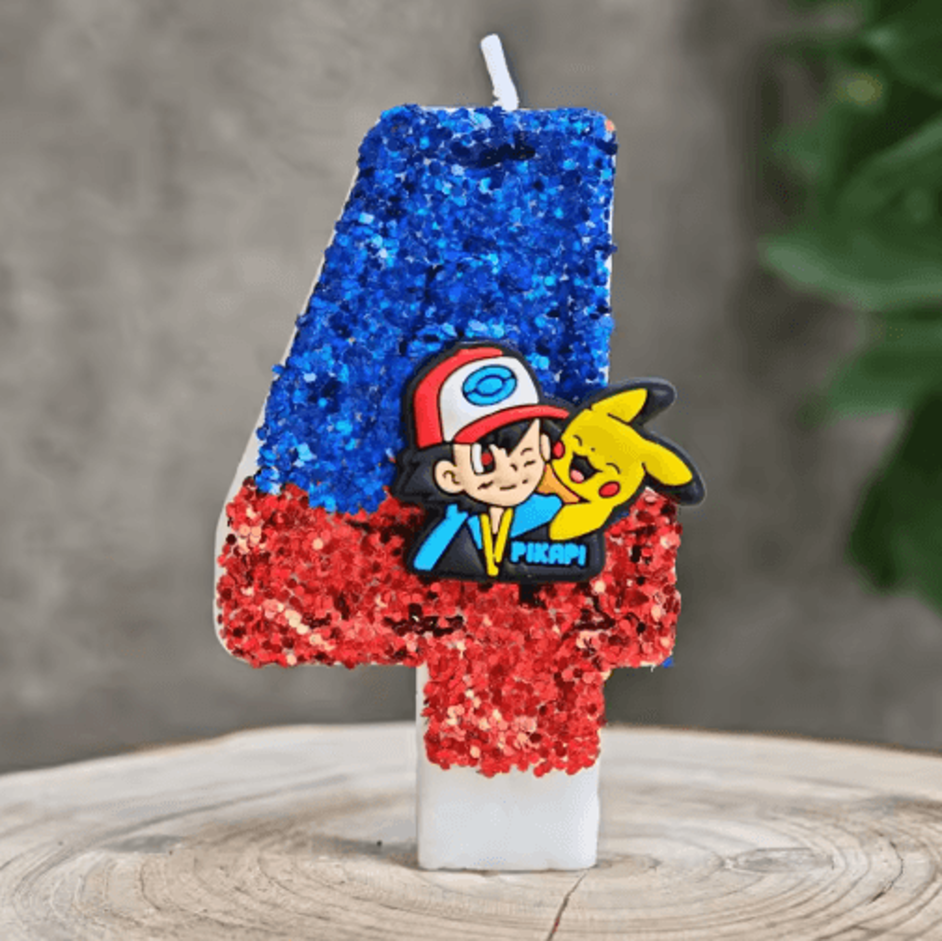Pokemon Pikachu Birthday Candle  Anime Cake Topper For Kids Parties 6