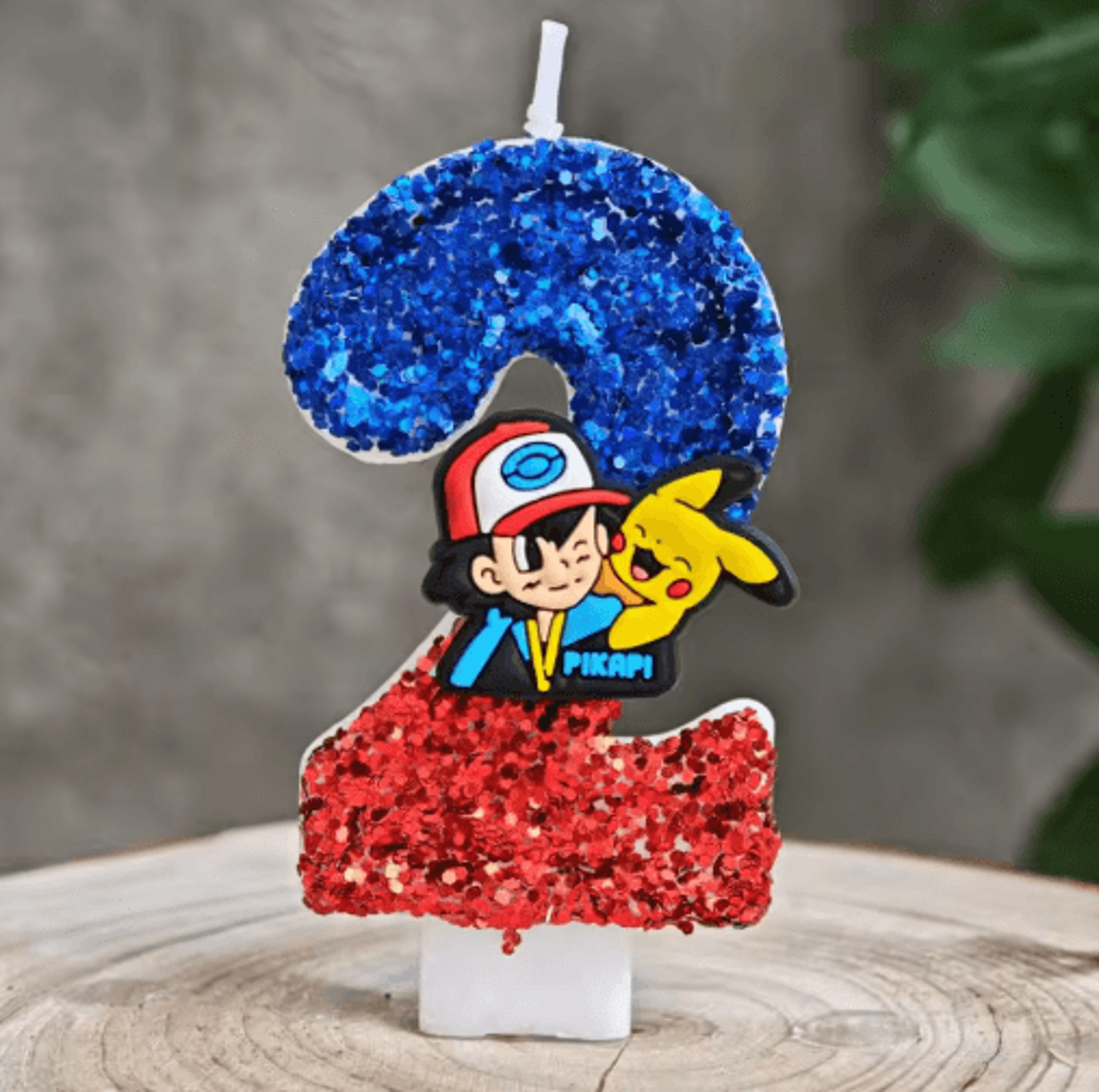 Pokemon Pikachu Birthday Candle  Anime Cake Topper For Kids Parties 8