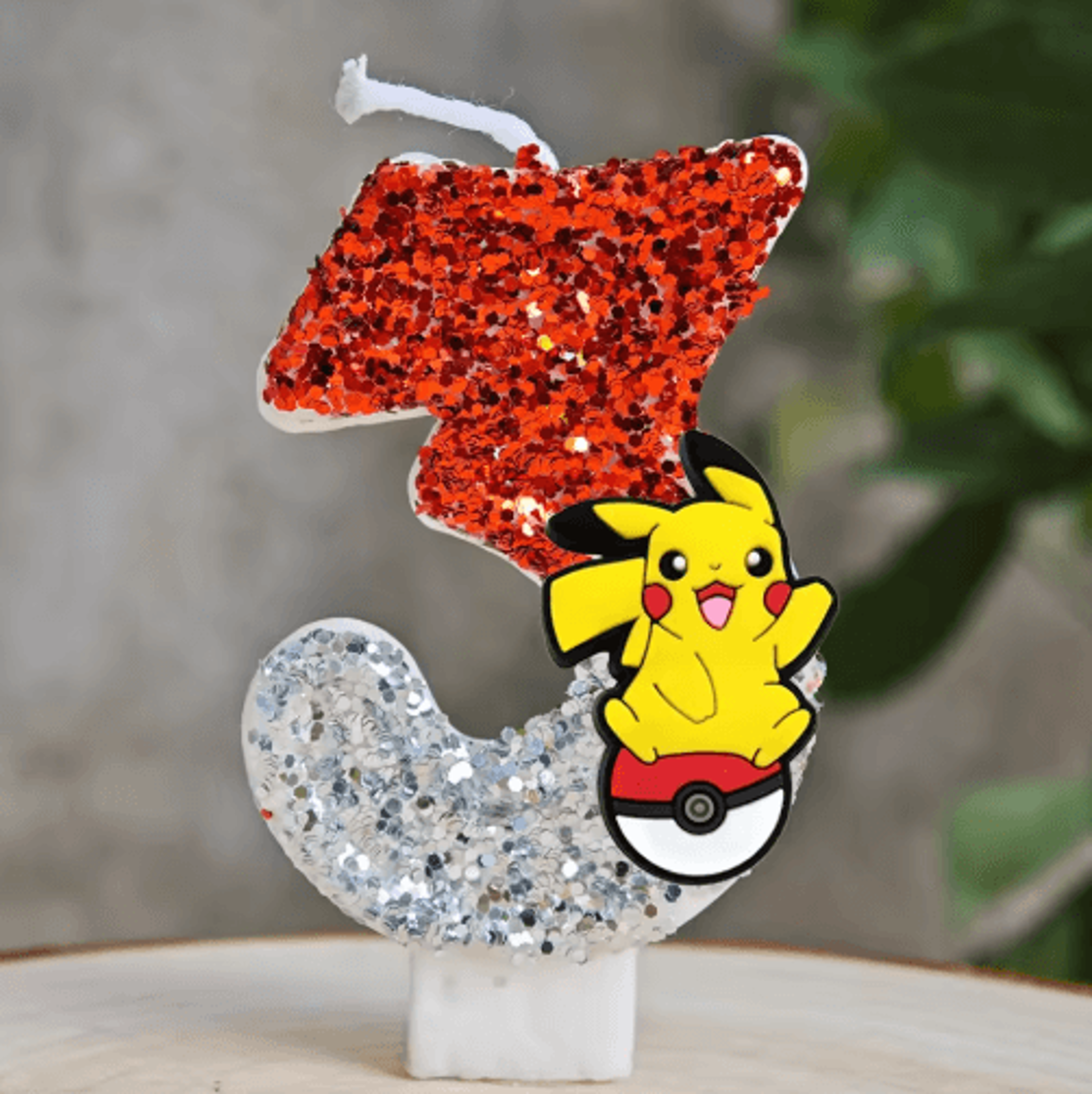 Pokemon Pikachu Birthday Candle  Anime Cake Topper For Kids Parties 27