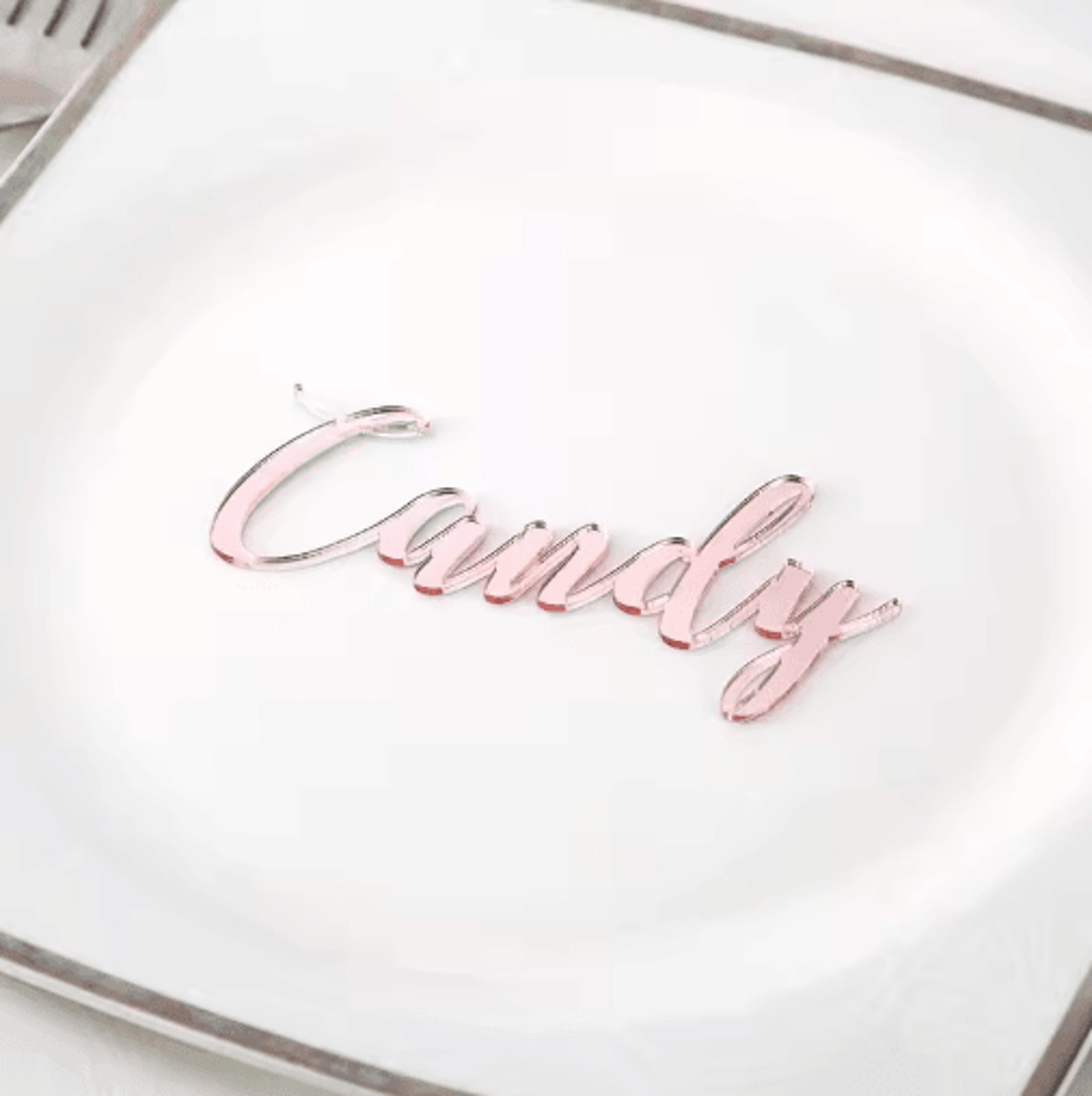 Personalized Wooden Wedding Place Cards  Custom Guest Name Table Decor 2