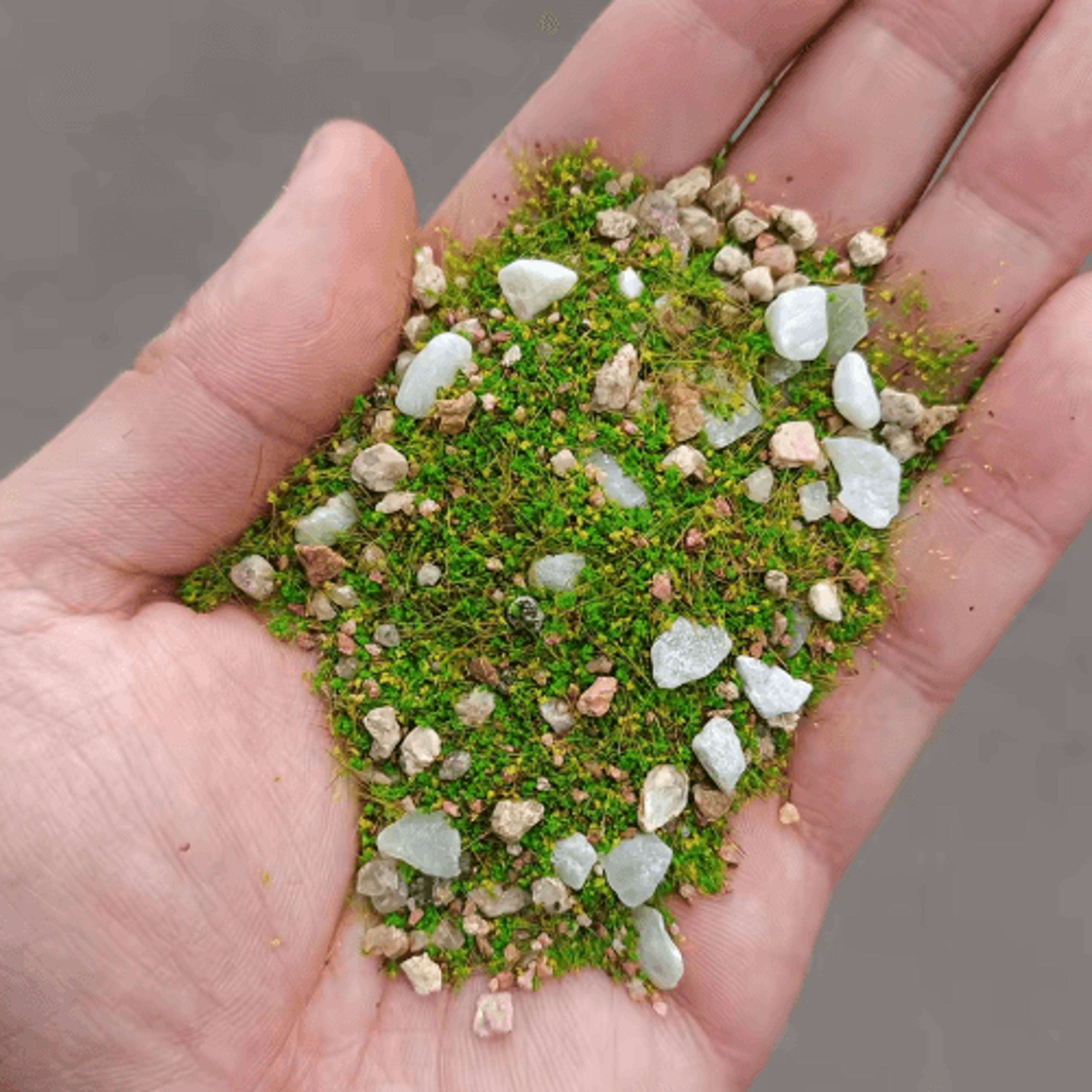 30g Diorama Grass Powder With Stone Mix For Realistic Miniature Scenery 5