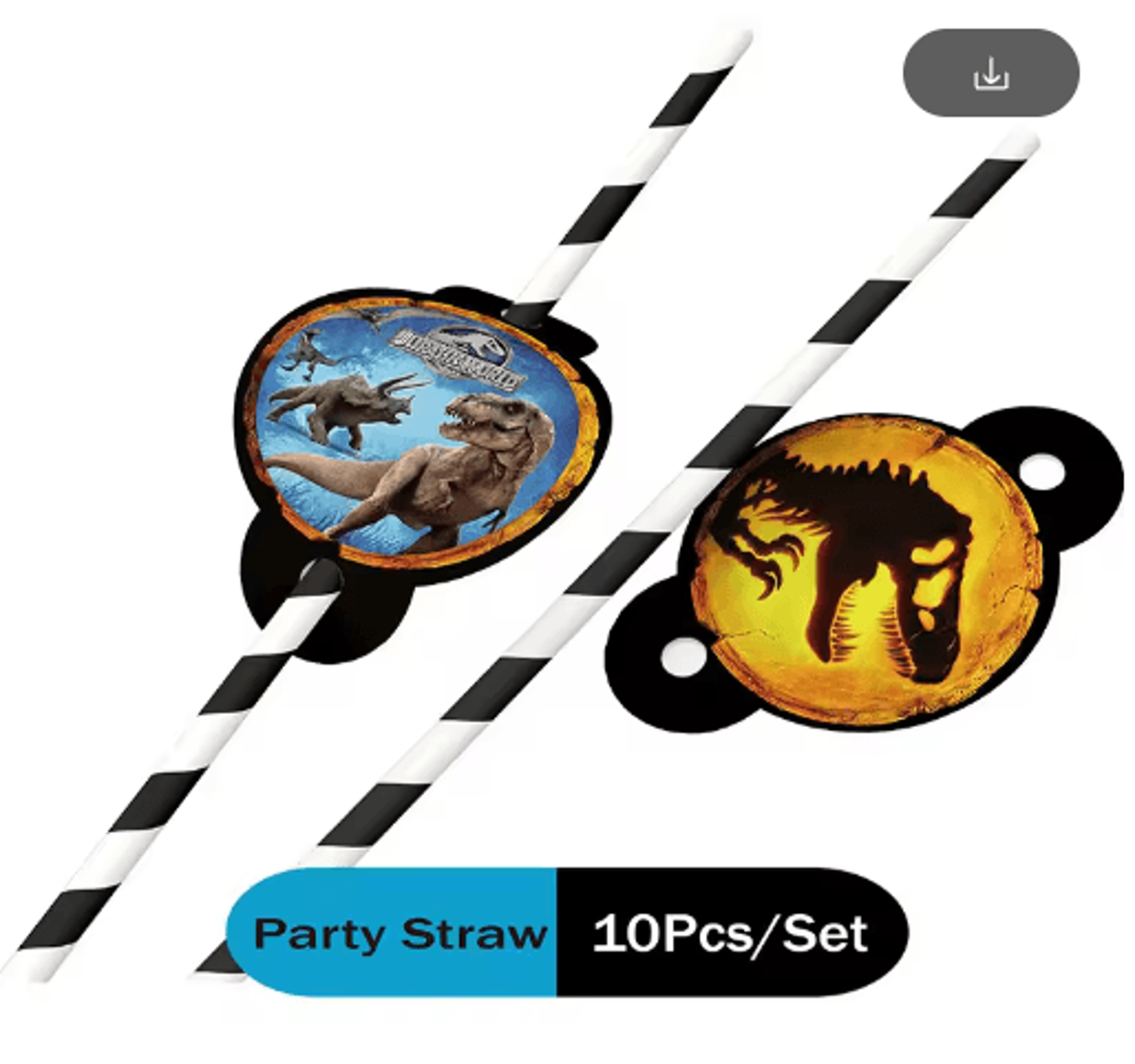 Jurassic Dinosaur Birthday Party Supplies Set With Tableware Balloons And Backdrop 11