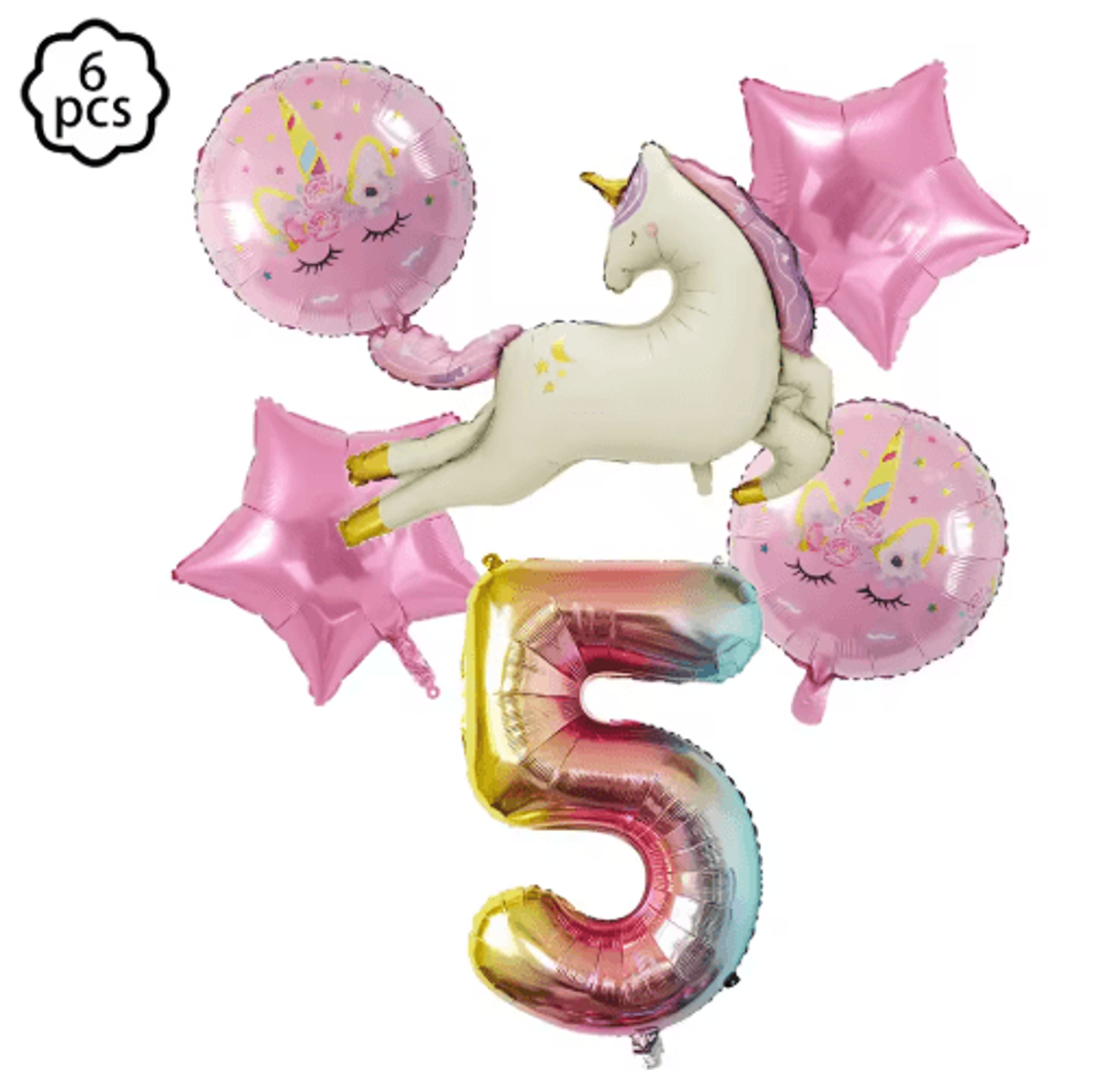 Unicorn Birthday Party Decorations With Banner Garland And Standing Balloon 21