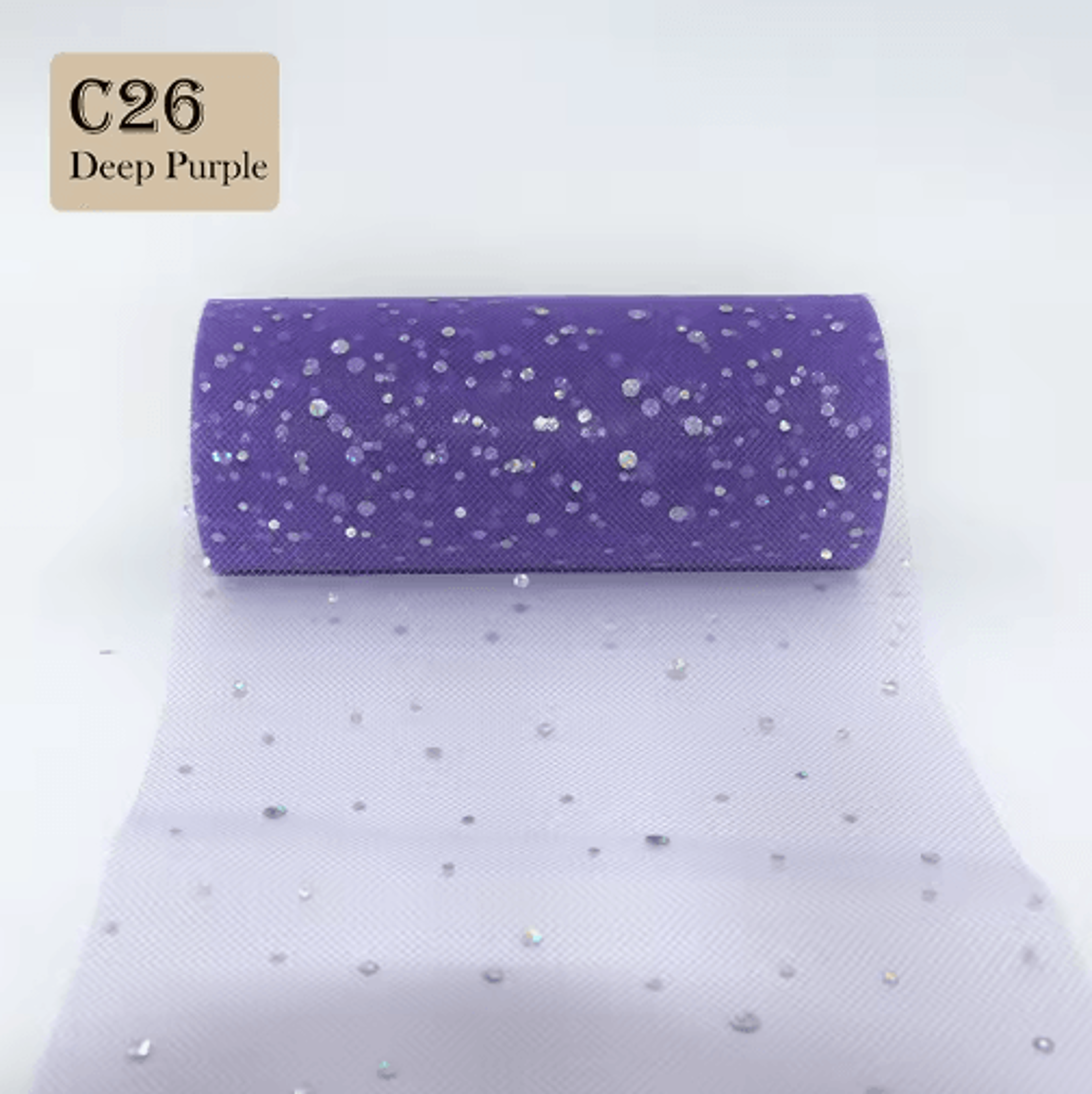 10Yard Glitter Sequin Tulle Roll For Tutu Crafts And Party Decor 7