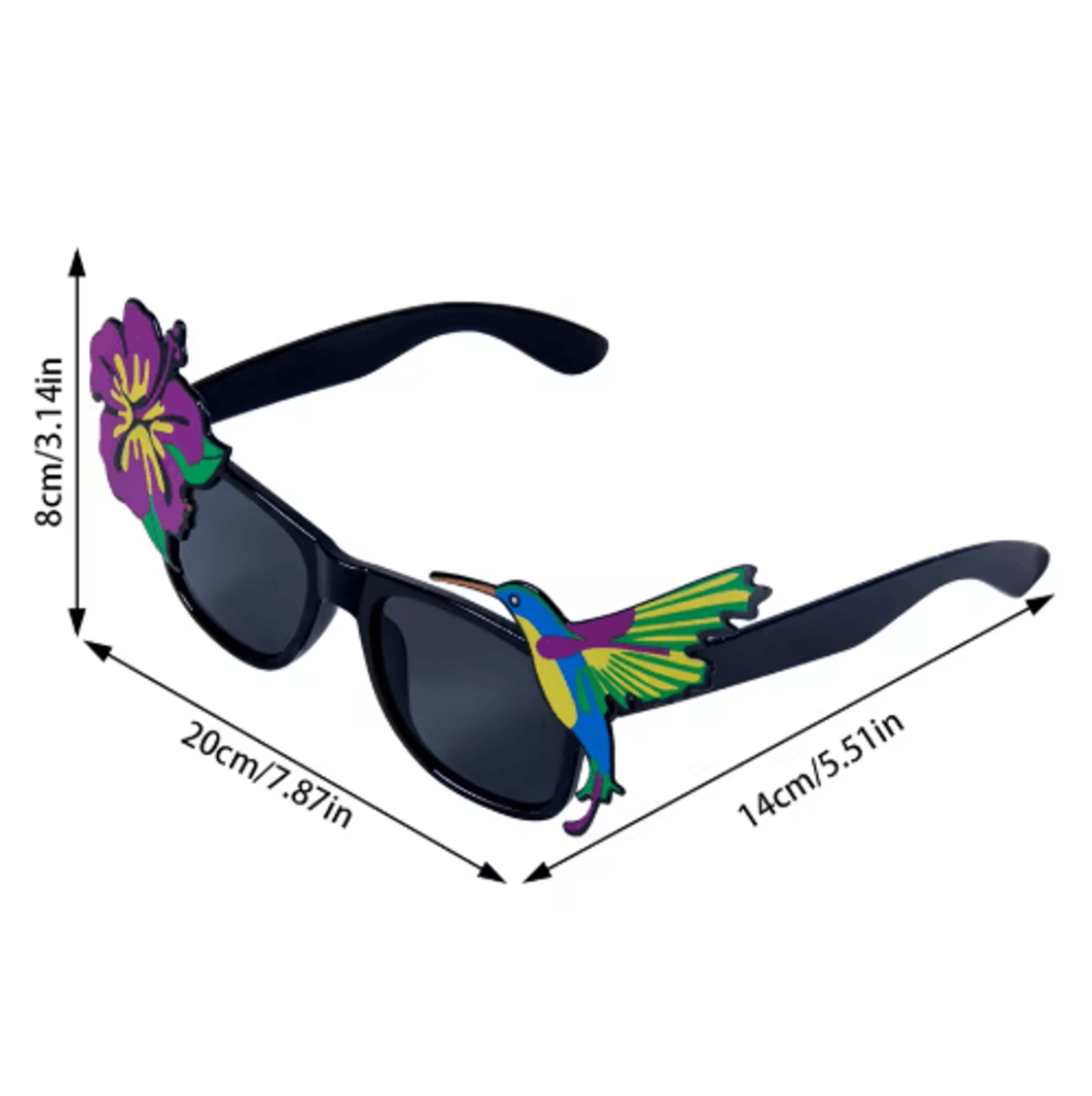Funny Hawaiian Party Glasses For Tropical Beach Photo Props 18
