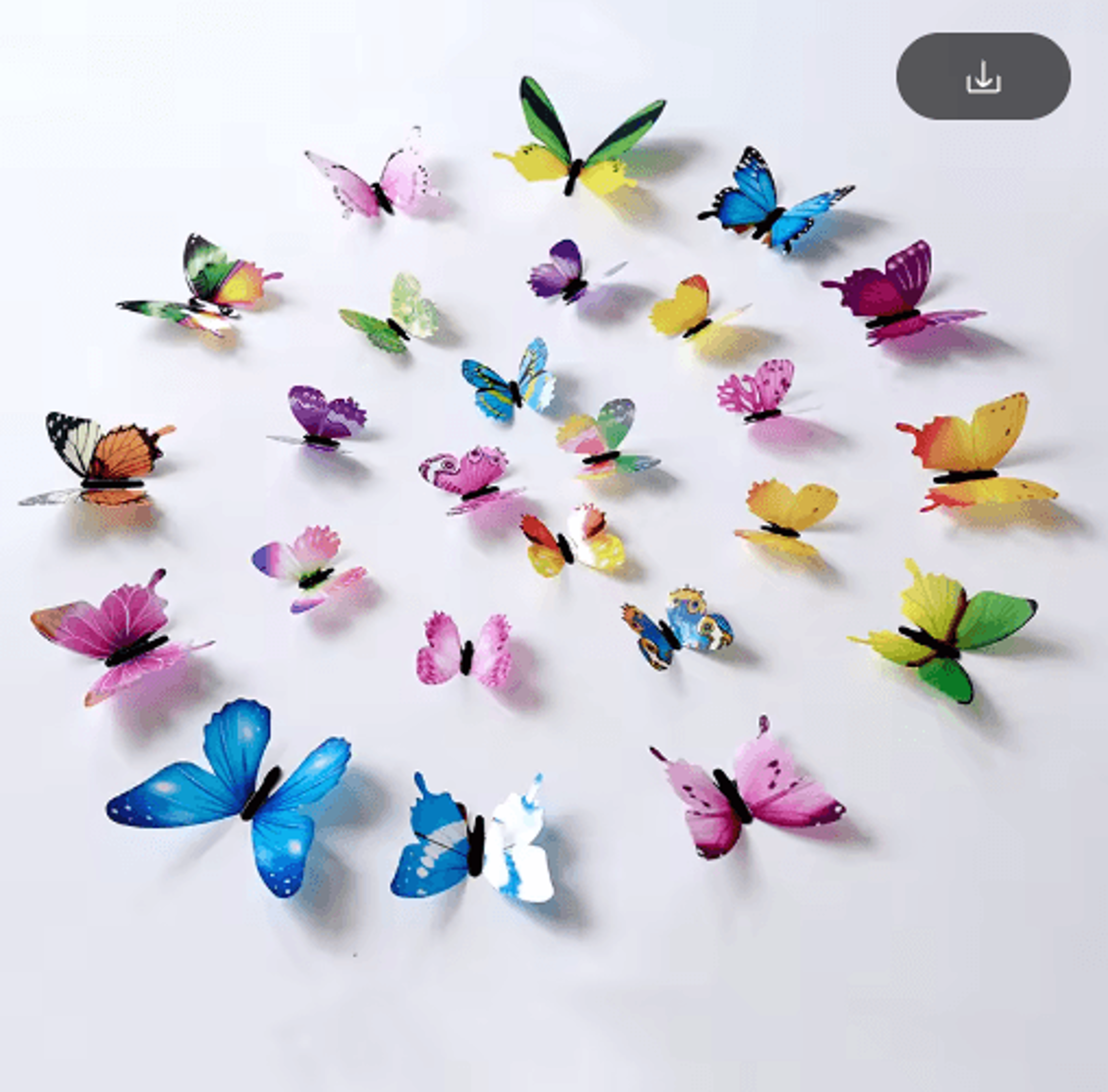 12Piece Luminous 3D Butterfly Wall Stickers For Home And Party Decor 7