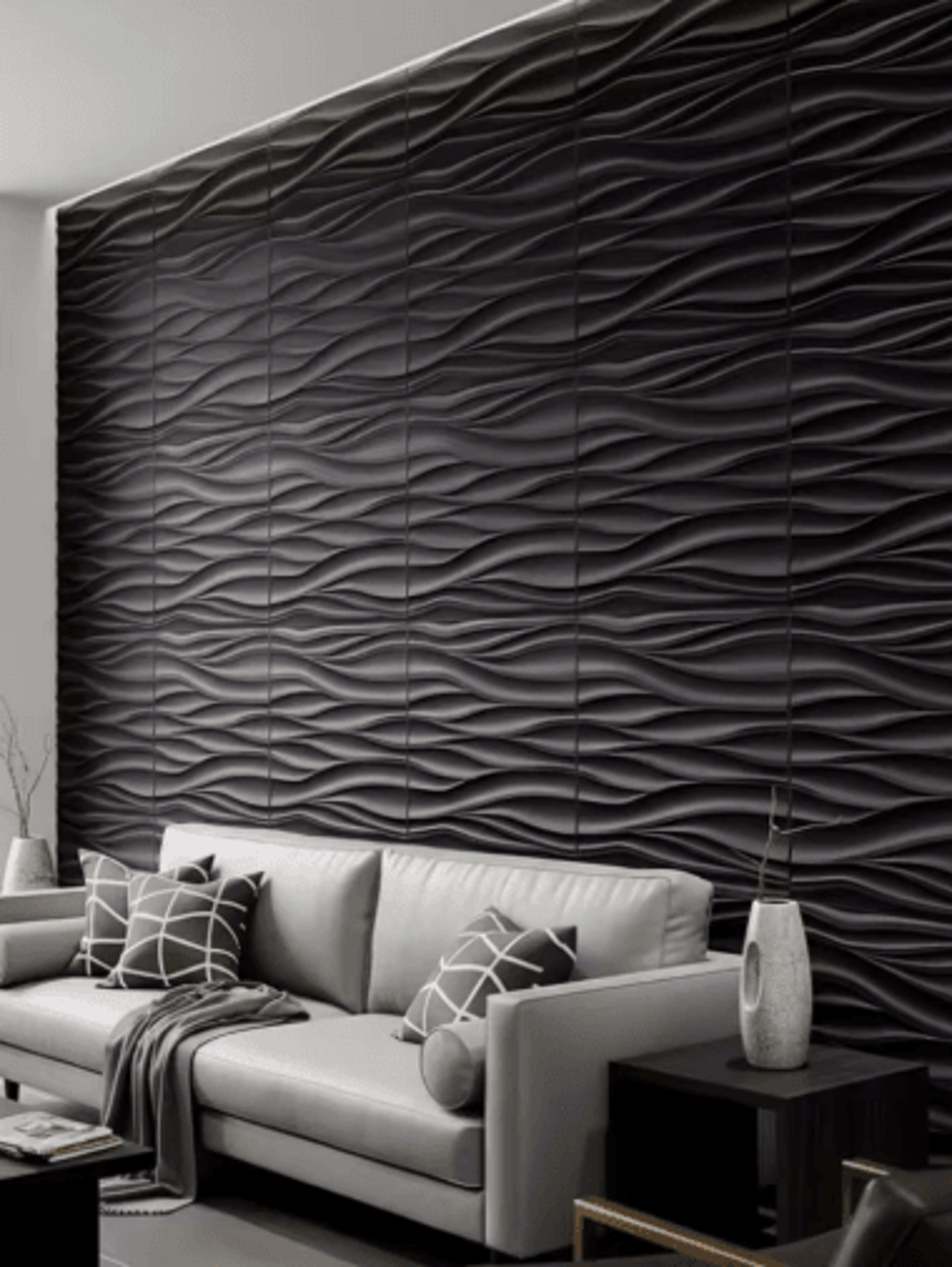 20Piece 30x30cm 3D Wall Panels For Modern Interior Decor 12